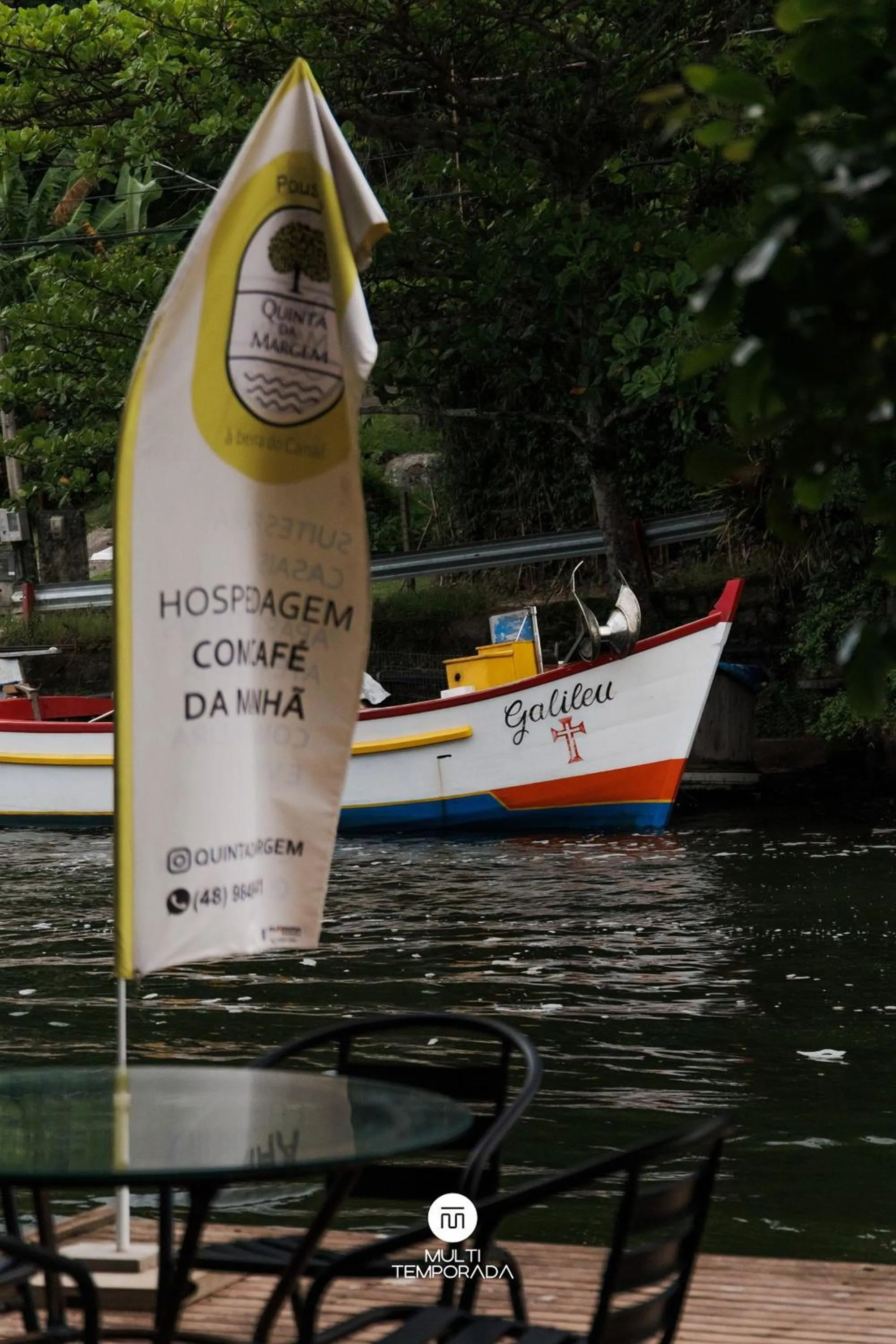 Lake view in Pousada Quinta da Margem