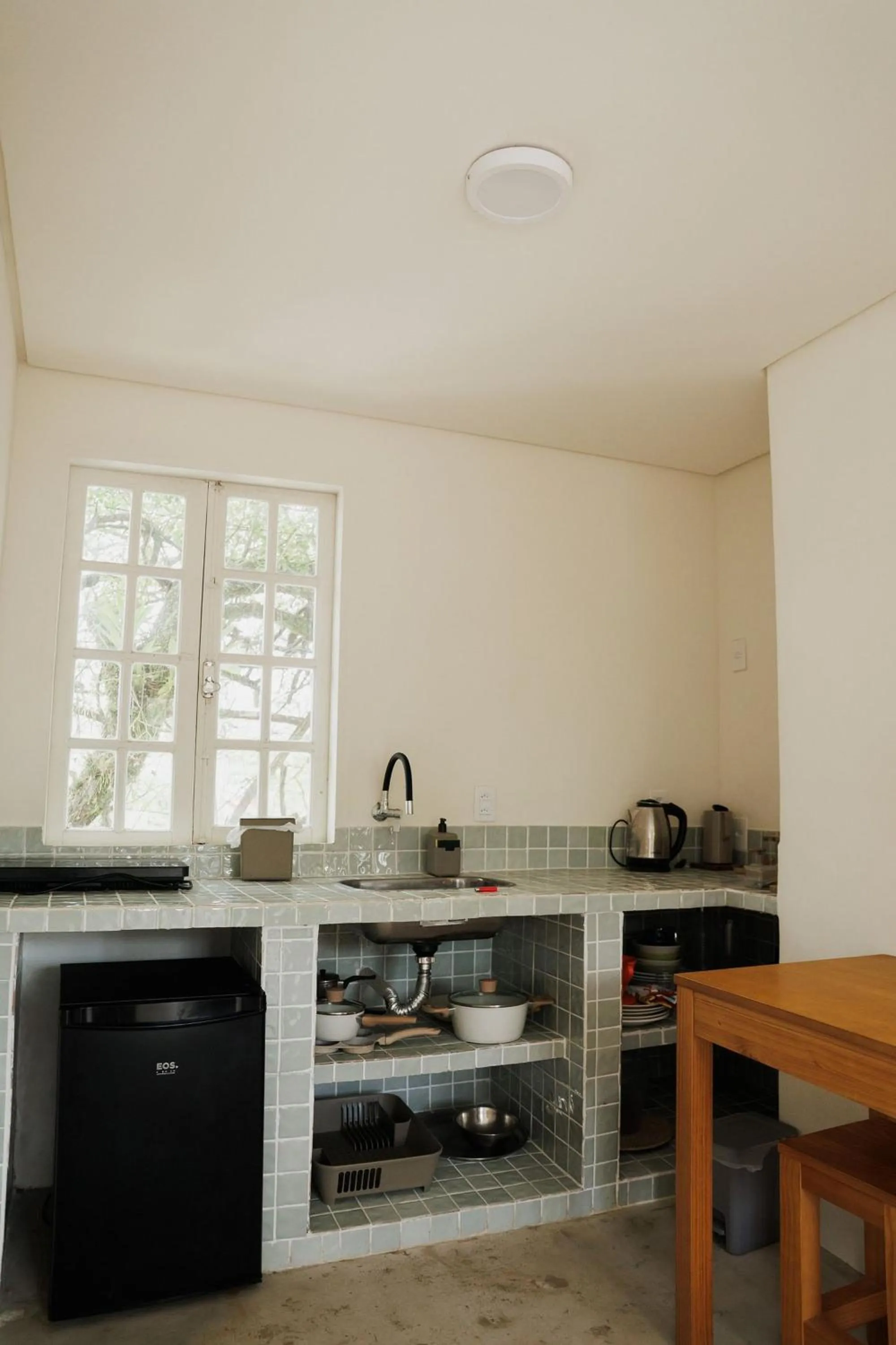 Kitchen or kitchenette in Pousada Quinta da Margem
