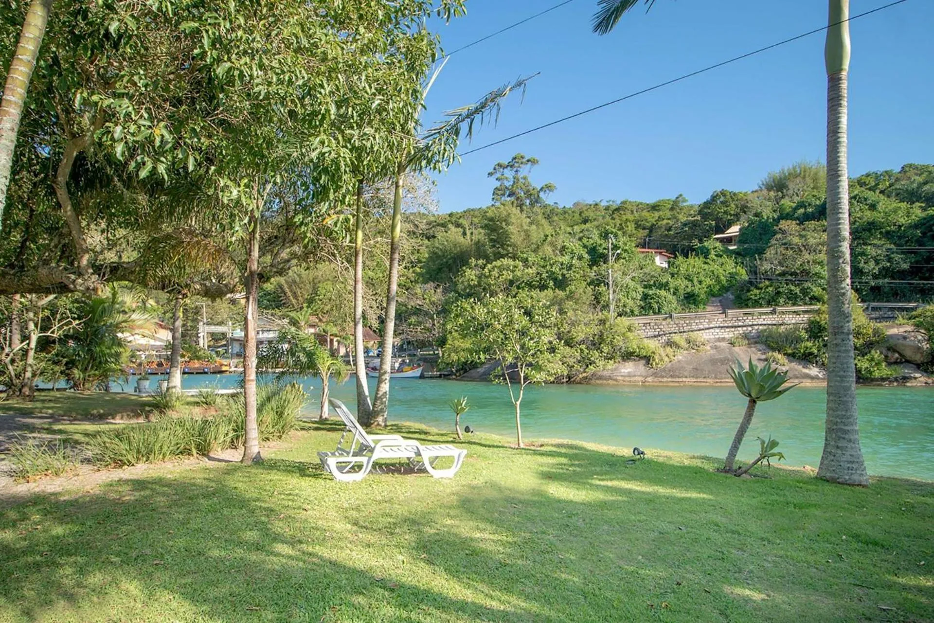 Lake view in Pousada Quinta da Margem