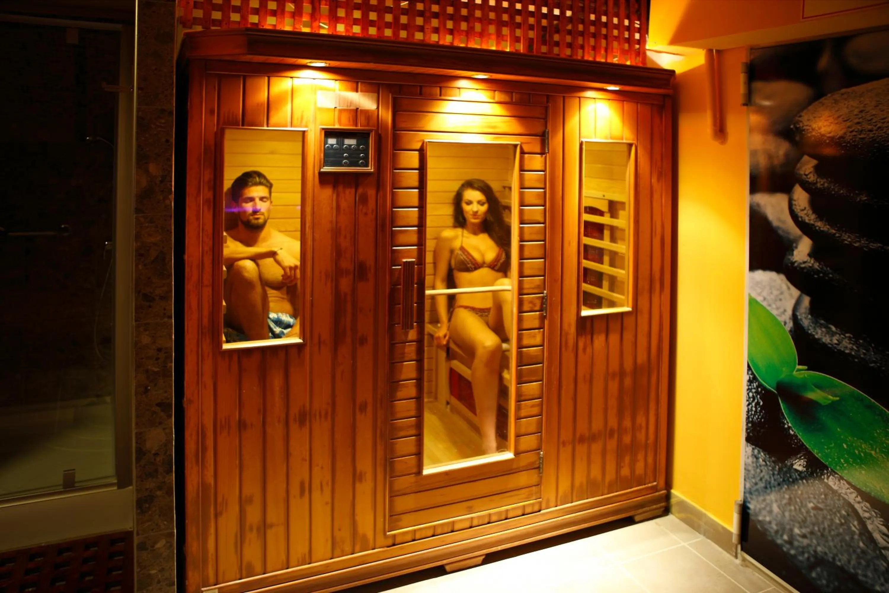Sauna in Six Inn Hotel Budapest