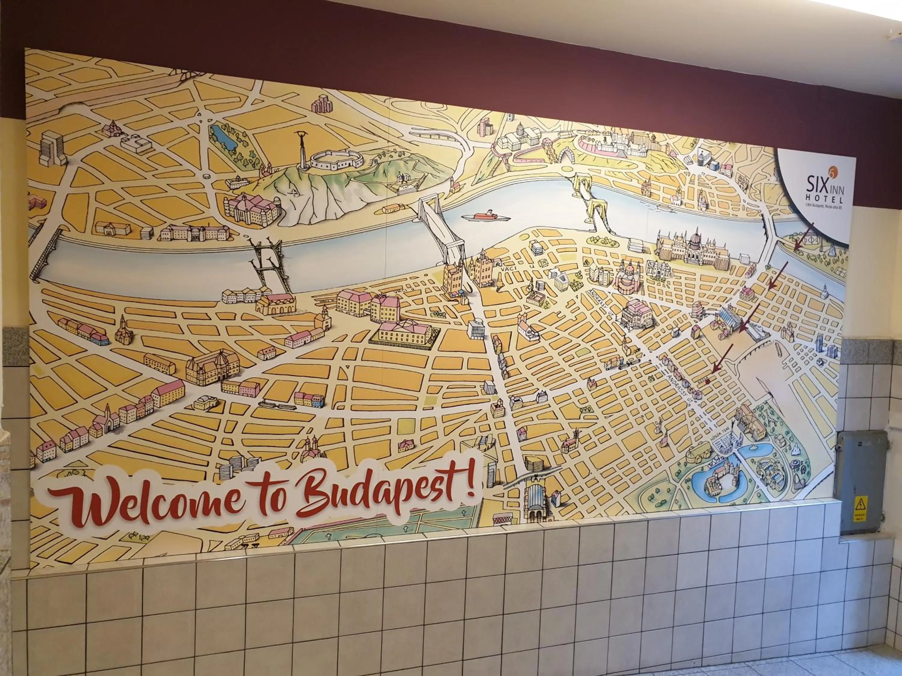 Facade/entrance in Six Inn Hotel Budapest