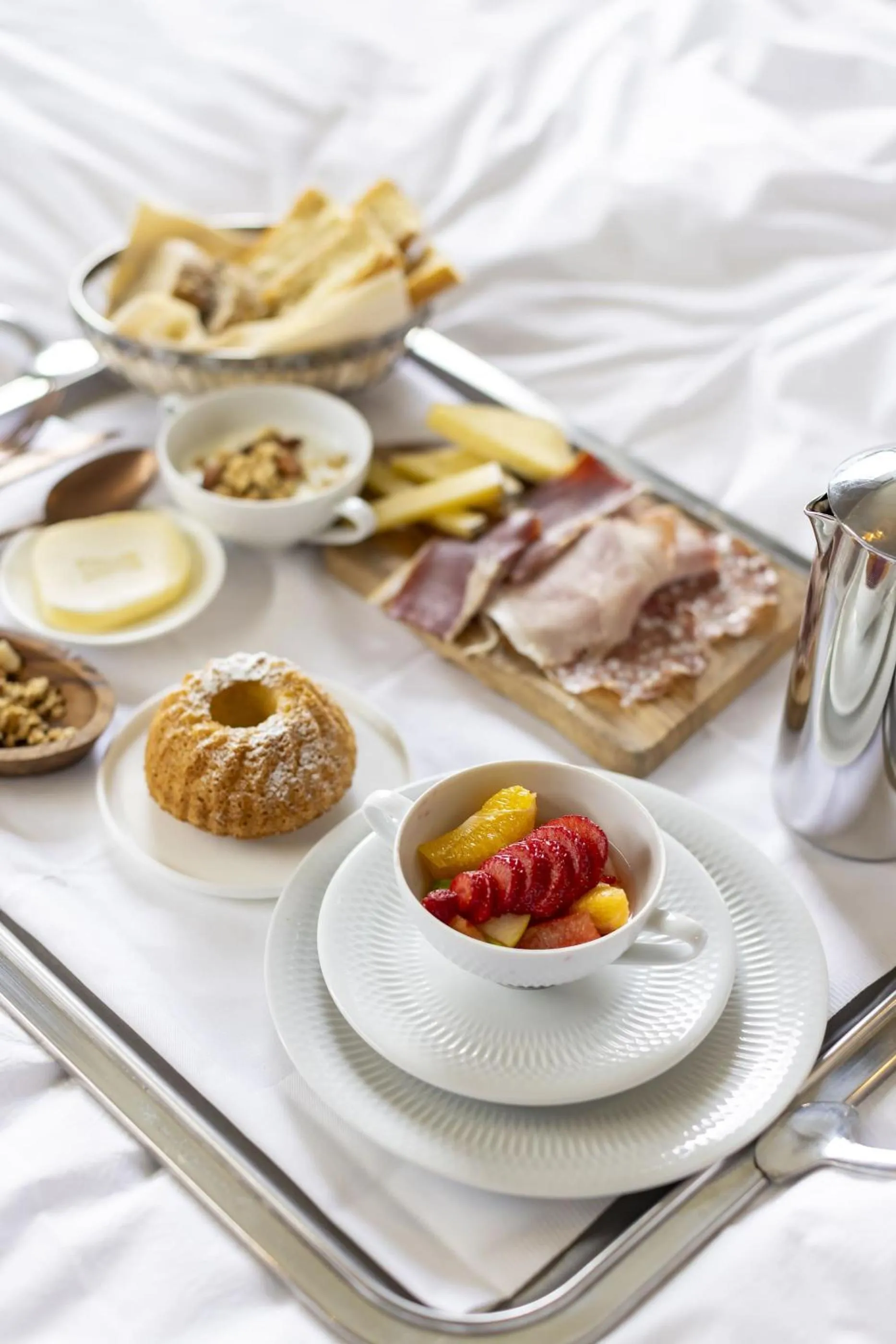 Breakfast in Château Les Oliviers de Salettes