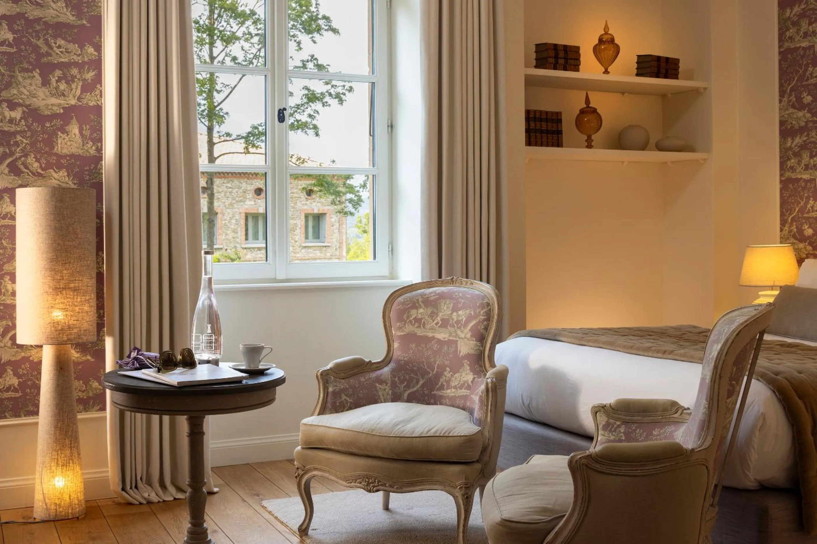 Seating area in Château Les Oliviers de Salettes