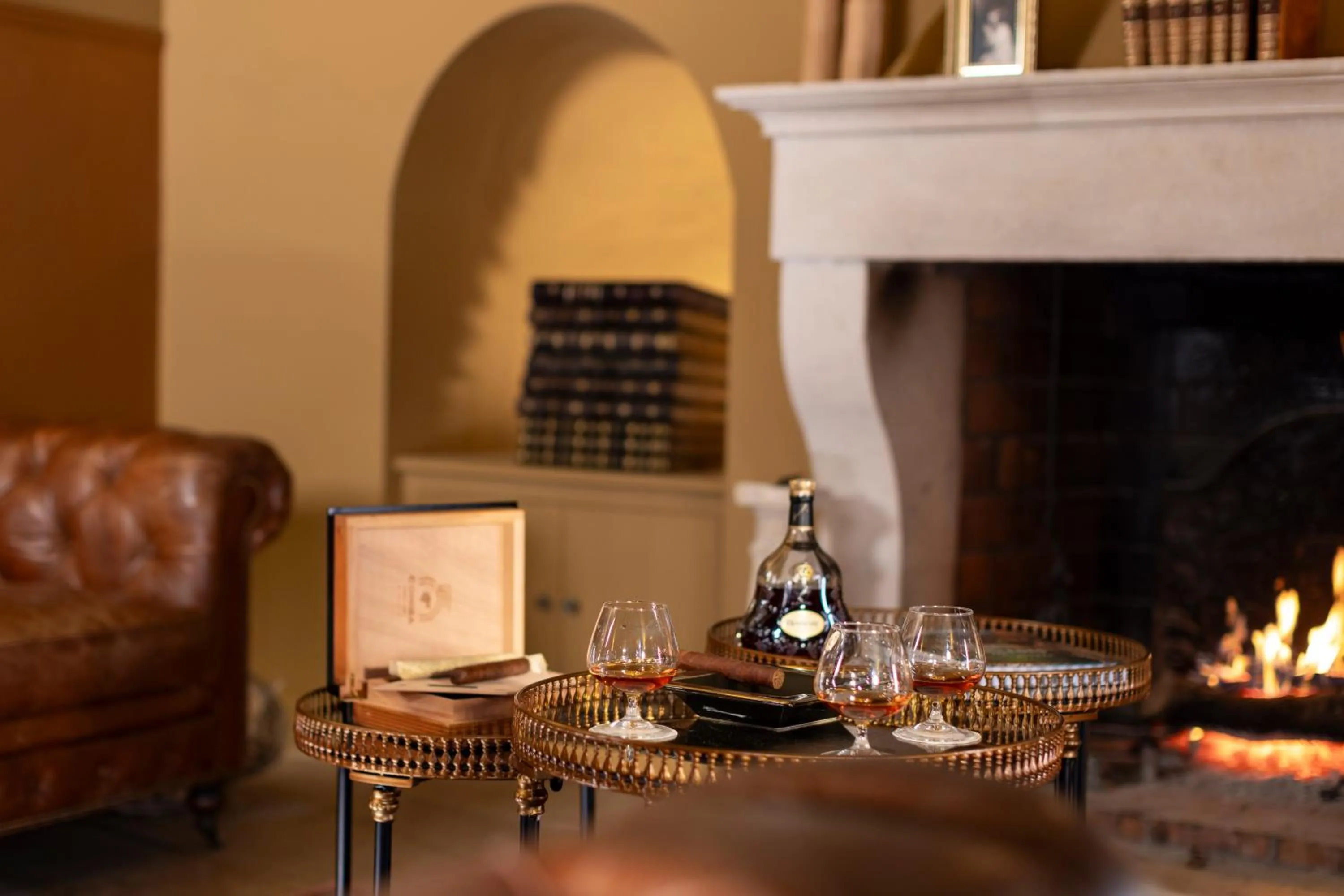 Living room in Château Les Oliviers de Salettes