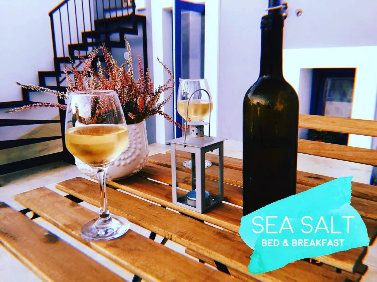 Balcony/Terrace in B&B Sea Salt