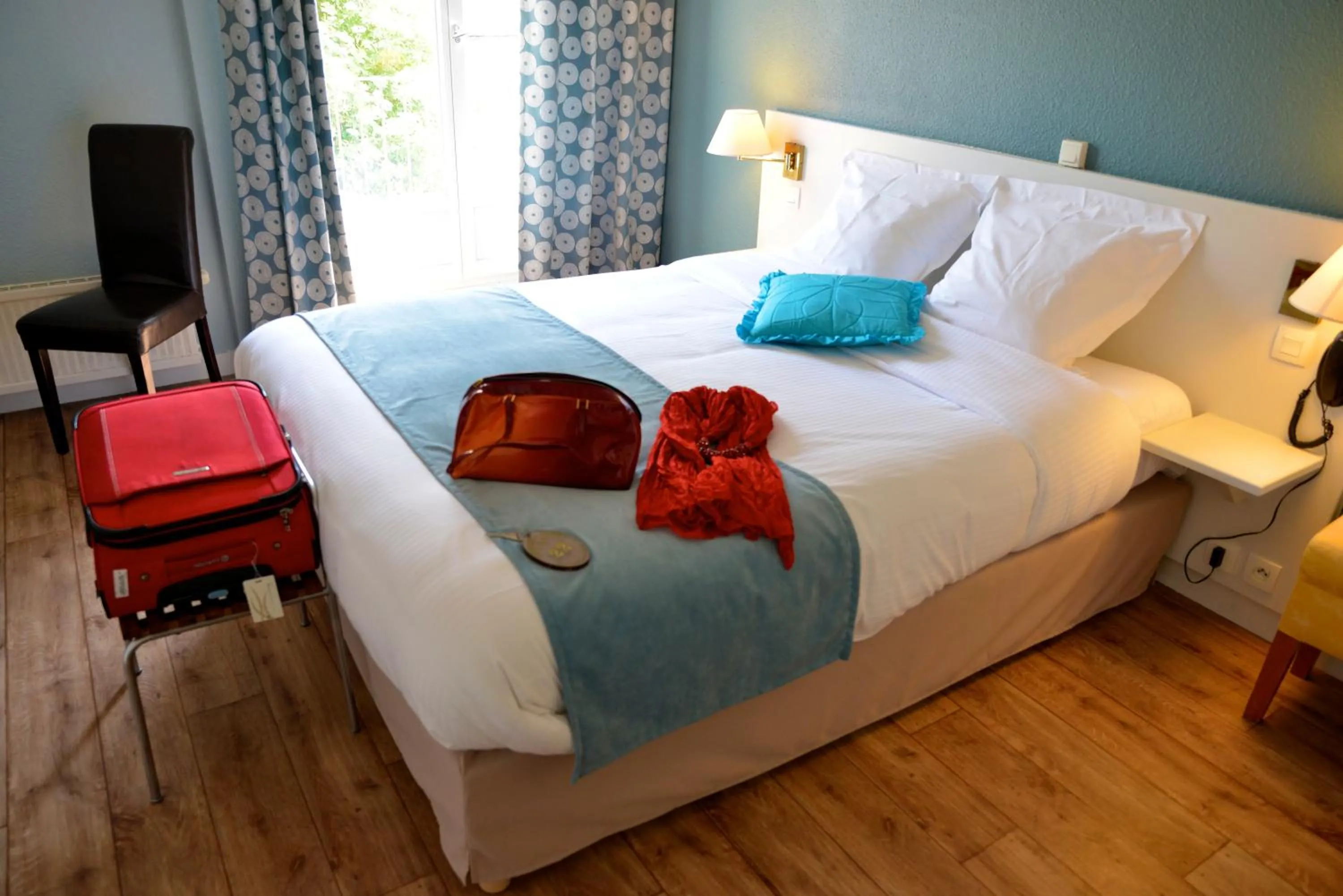 Bed in LOGIS Hotel Majestic Chatelaillon Plage - La Rochelle
