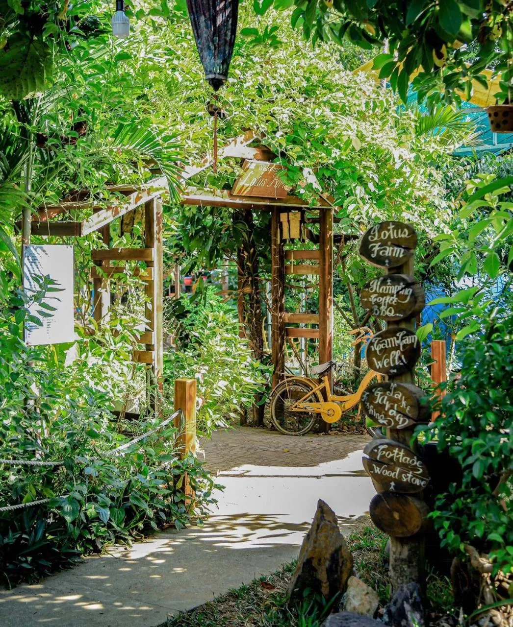 Garden in Hue Lotus Homestay