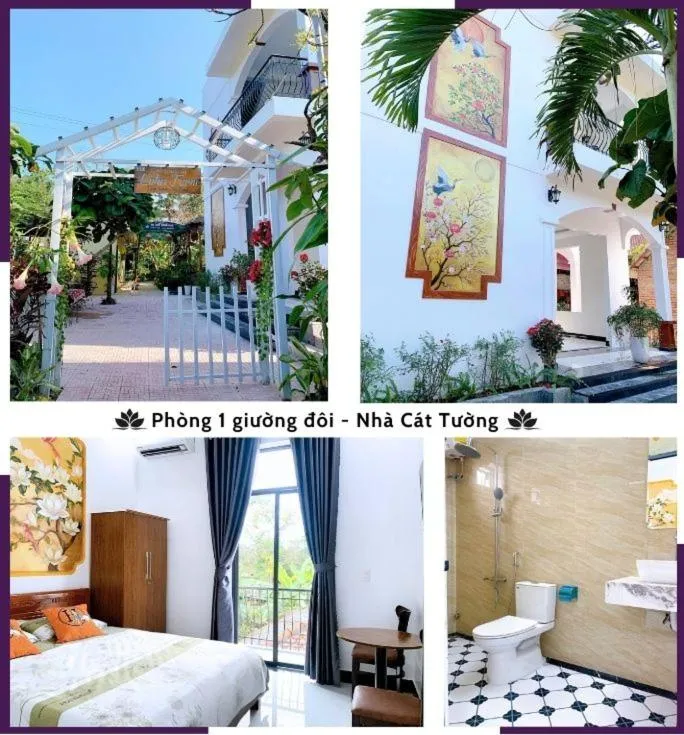 Bed in Hue Lotus Homestay