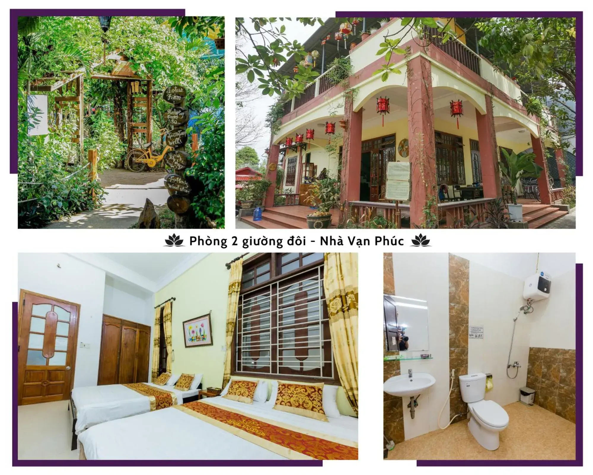 Queen Room with Garden View - single occupancy in Hue Lotus Homestay Queen Room with Garden View - single occupancy in Hue Lotus Homestay