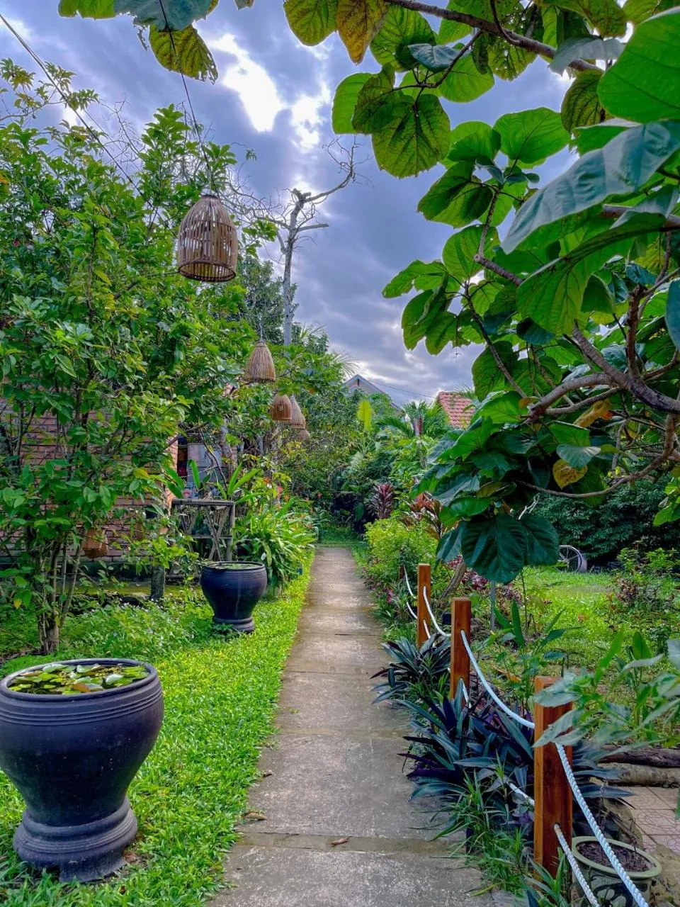 Garden in Hue Lotus Homestay