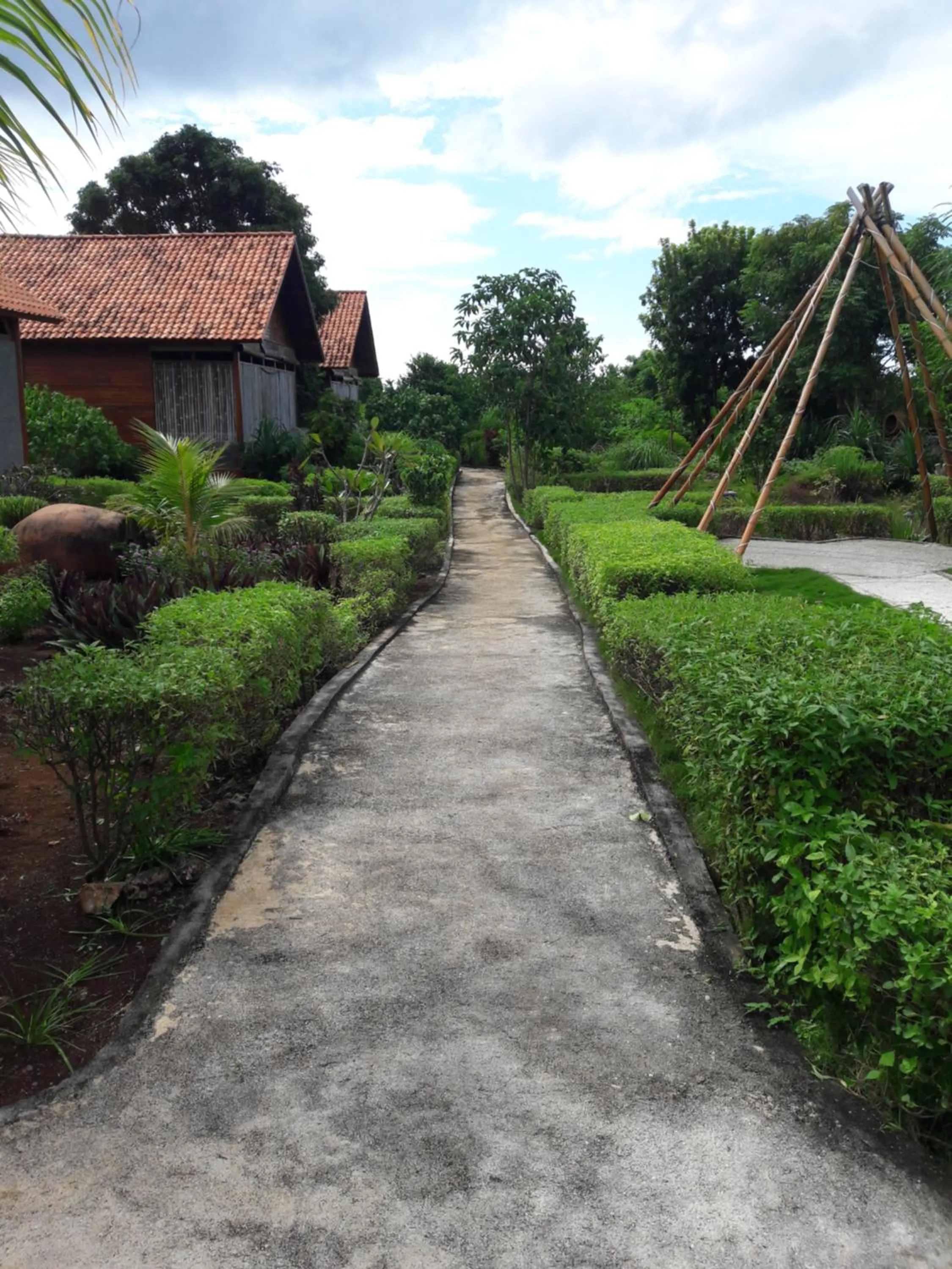 Garden in Marind Dive Eco Resort Wakatobi