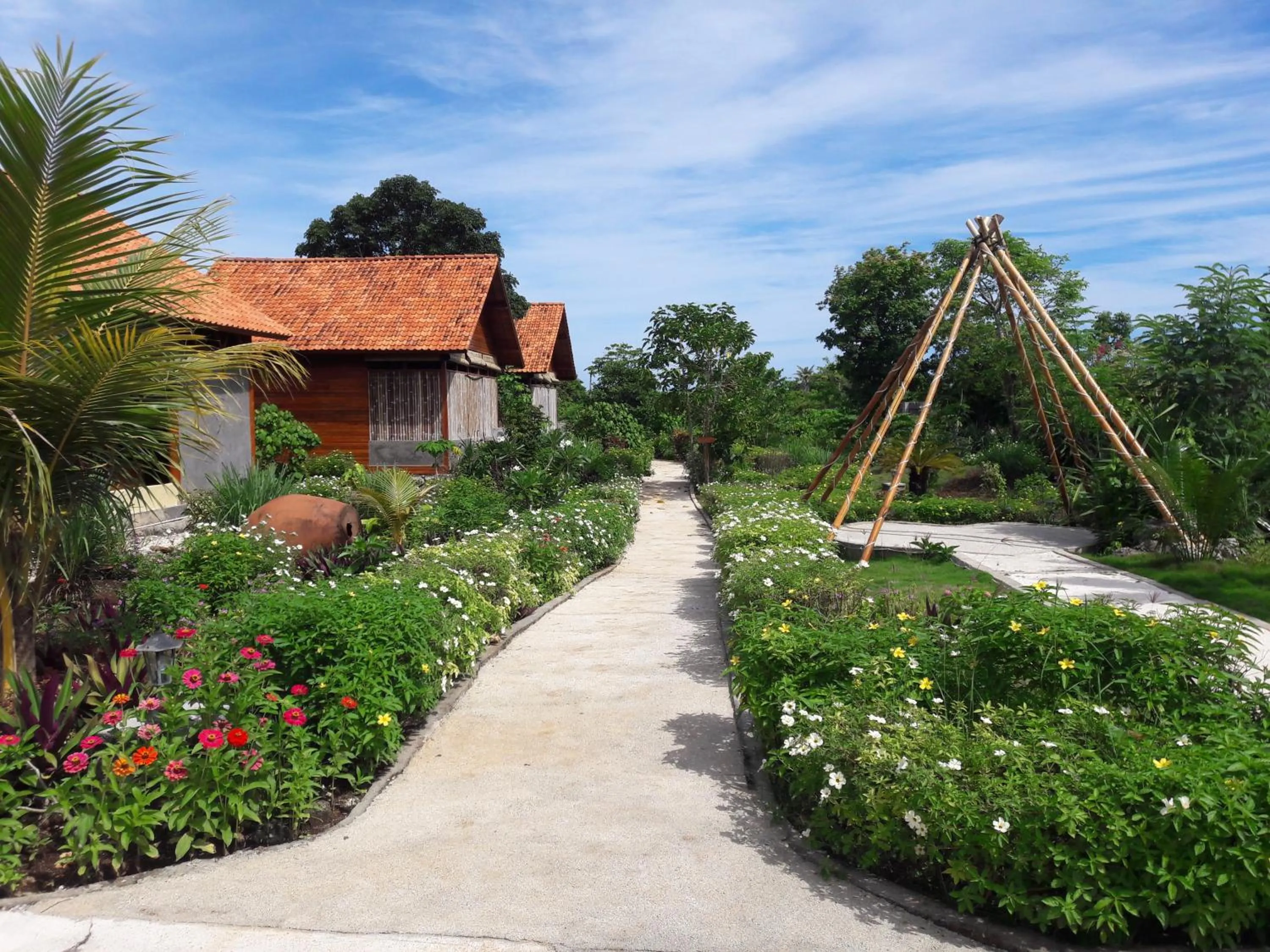 Garden in Marind Dive Eco Resort Wakatobi