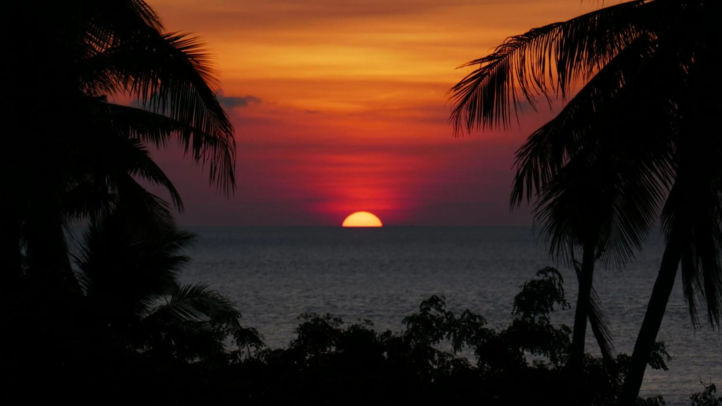 Sunset in Marind Dive Eco Resort Wakatobi
