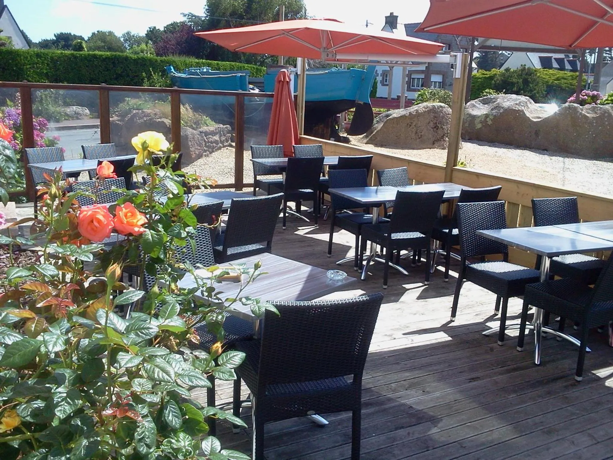 Balcony/Terrace in Hotel Restaurant Le Phare