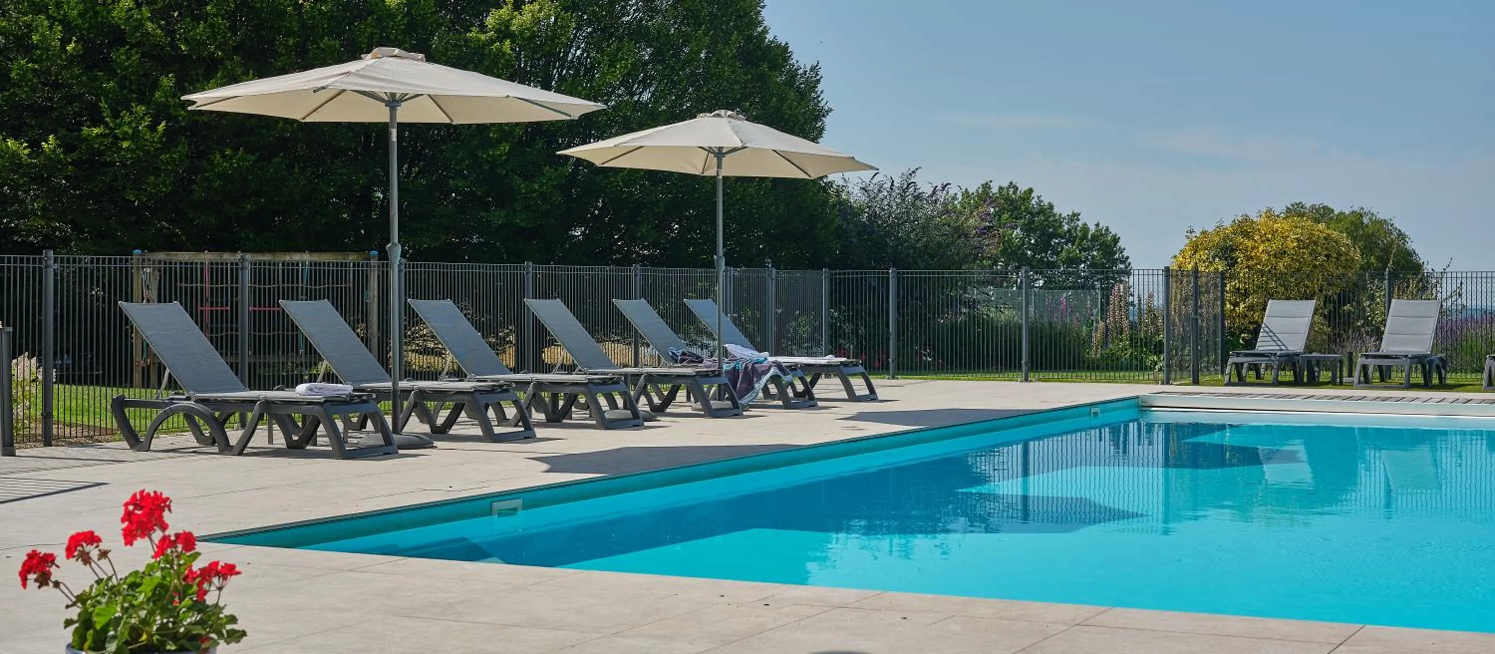 View (from property/room) in Logis Hôtel Restaurant Aloe