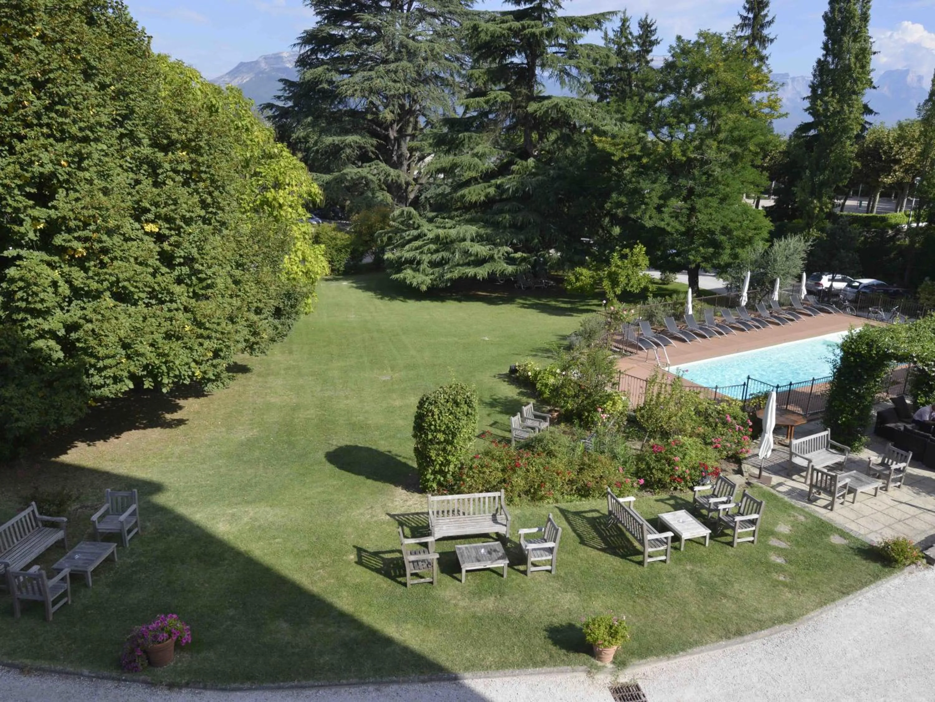 Garden view in Château Hôtel, Restaurant & Spa De La Commanderie