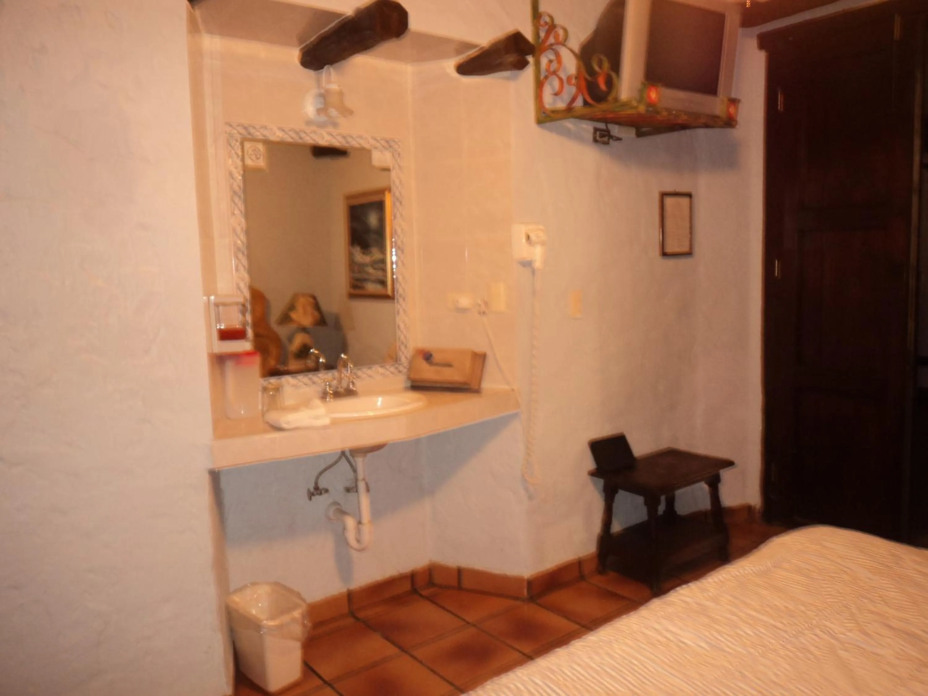 Decorative detail, Bed in Hotel el Fuerte