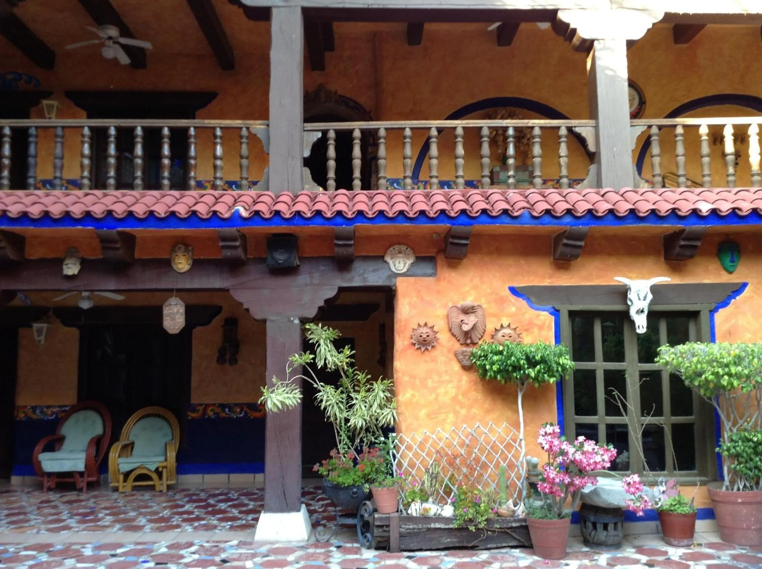 Garden view in Hotel el Fuerte