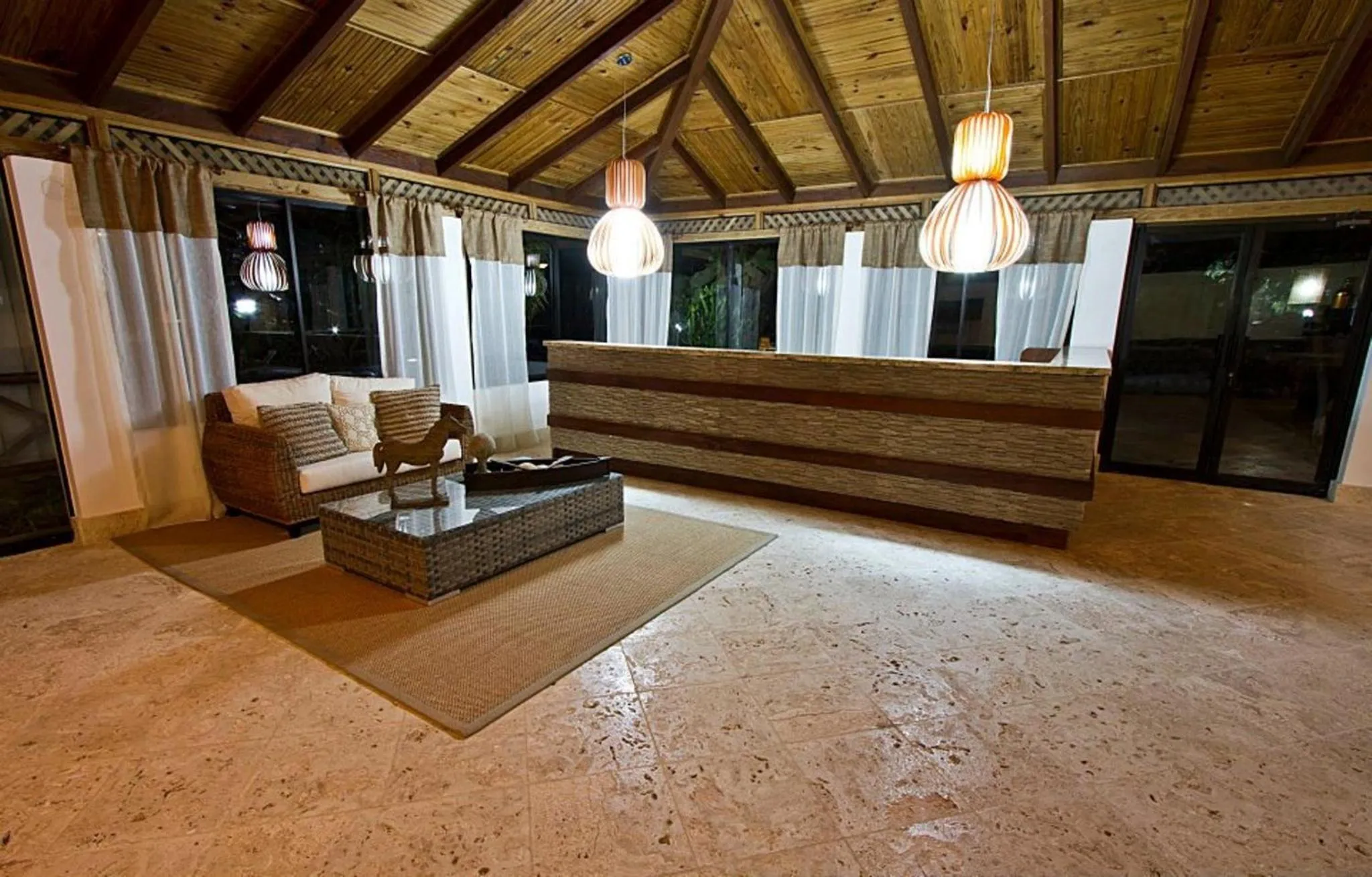 Lobby or reception in El Morro Eco Adventure Hotel