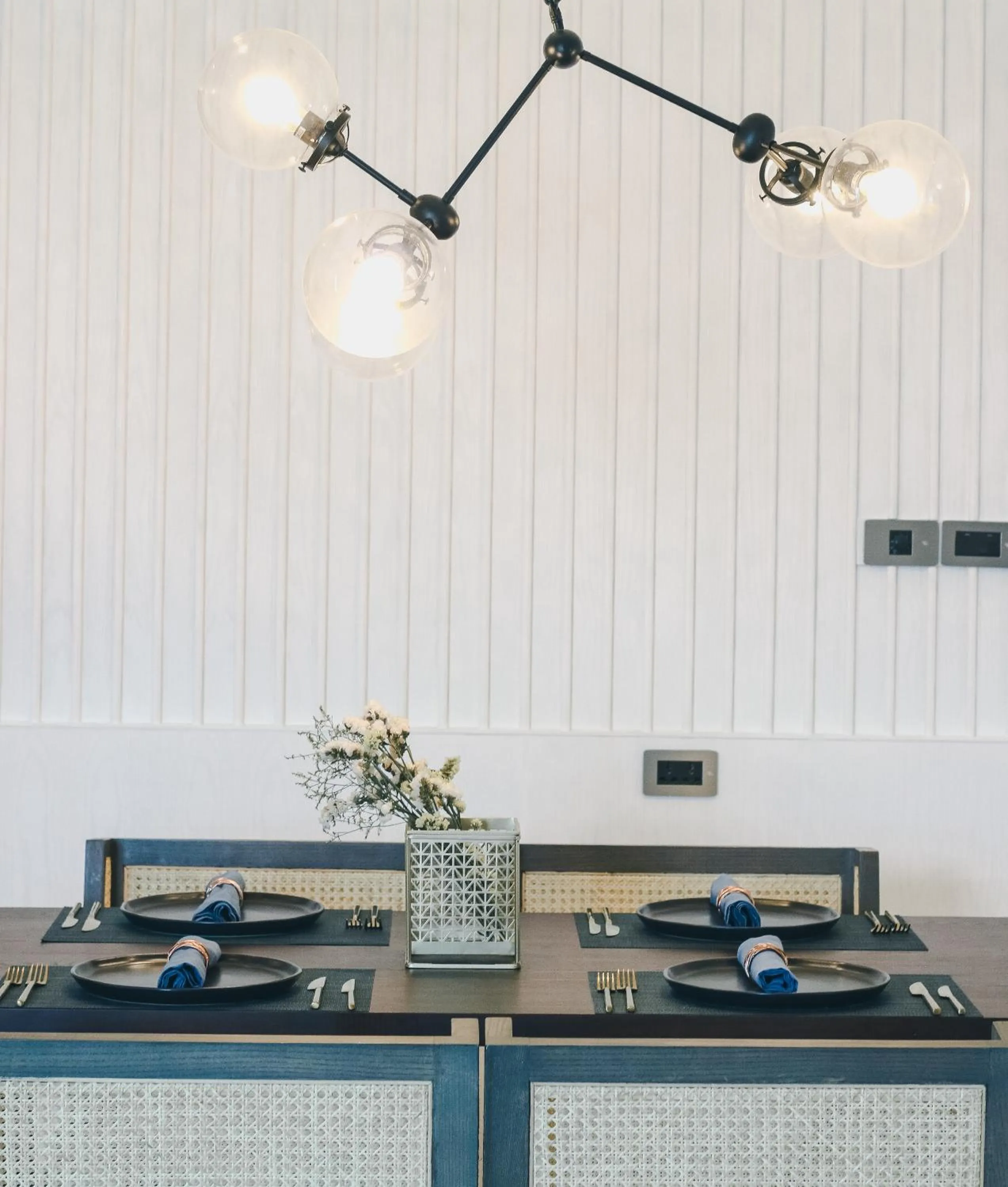 Seating area in SYN Boutique Hotel