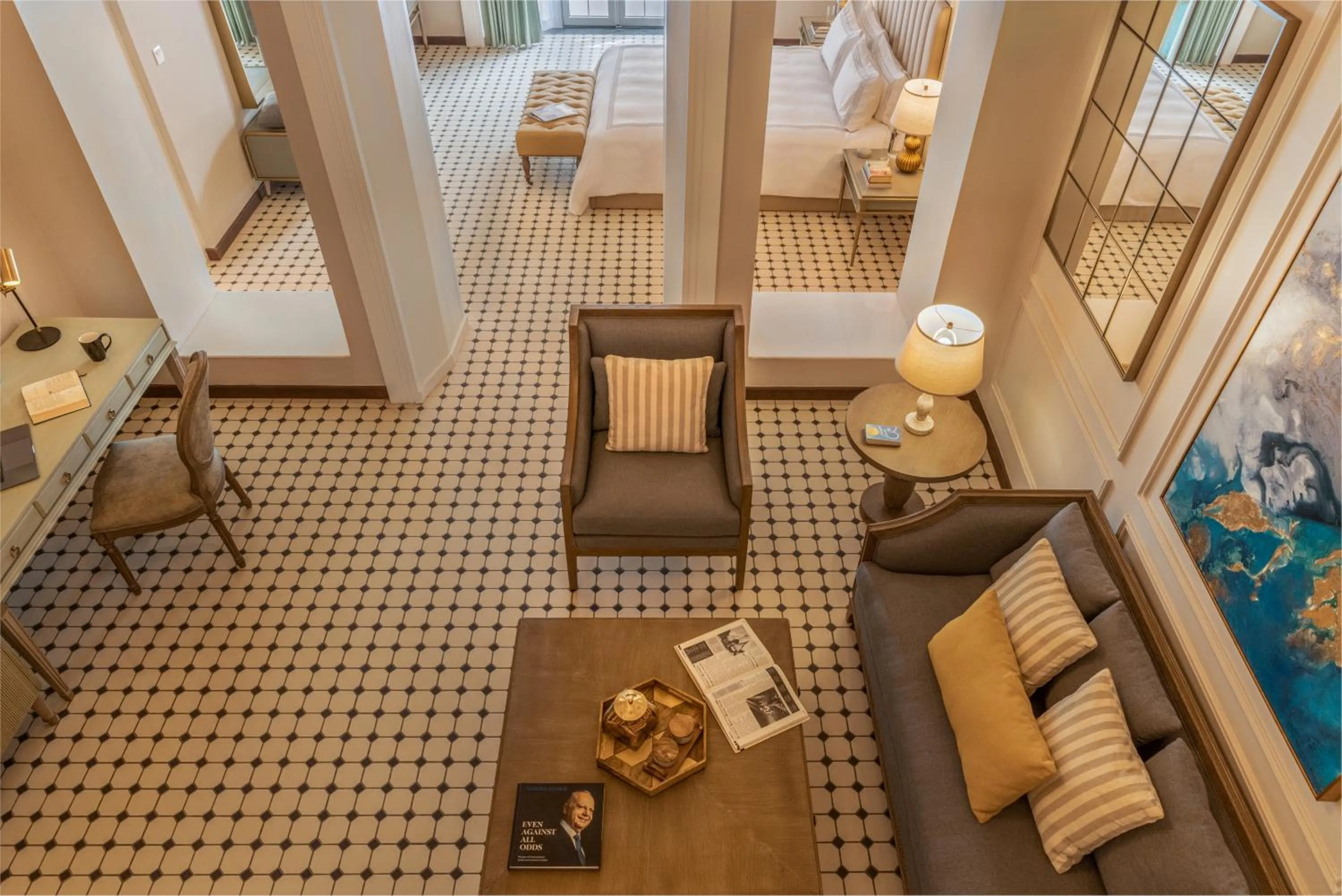 Living room in MansionHaus