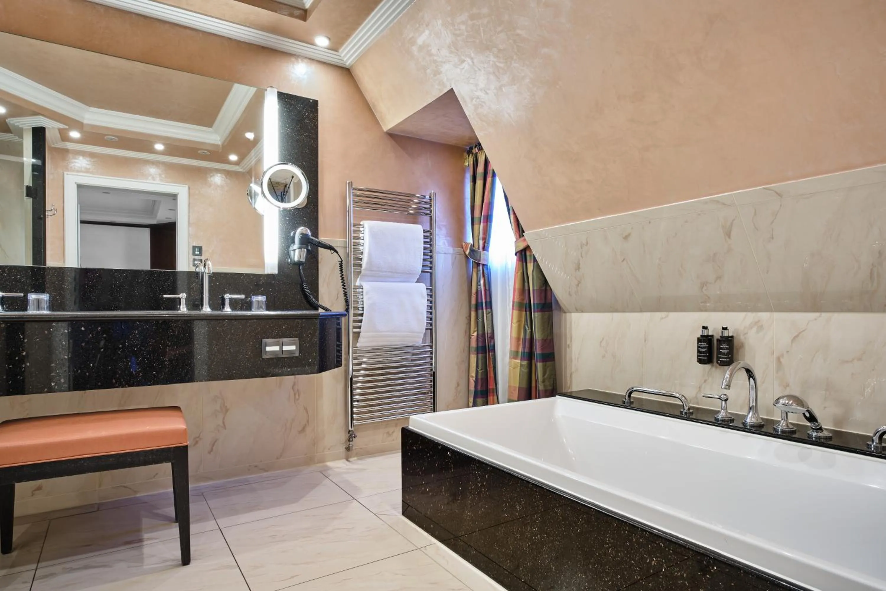 Bathroom in Hotel & Spa A la cour d'Alsace by HappyCulture