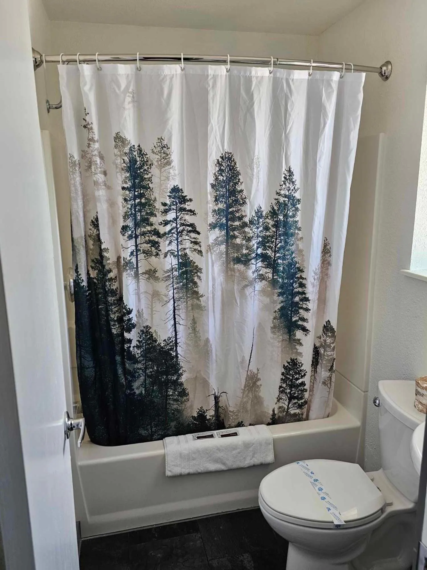 Toilet in El Rancho Motel