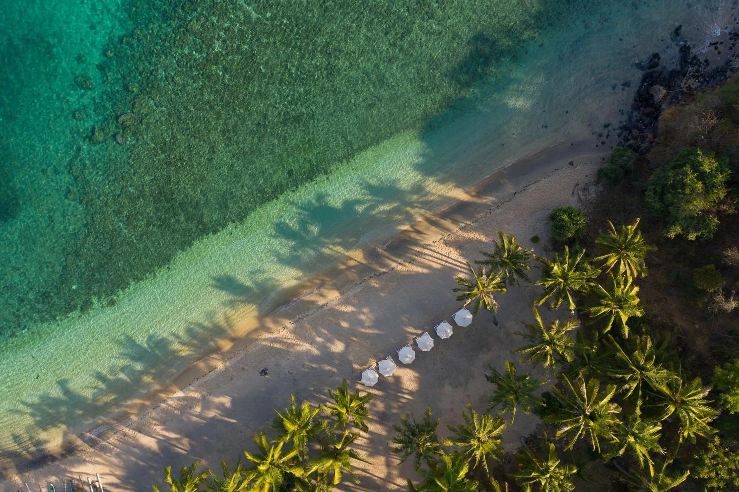Bird's eye view in The Kayana Beach Lombok
