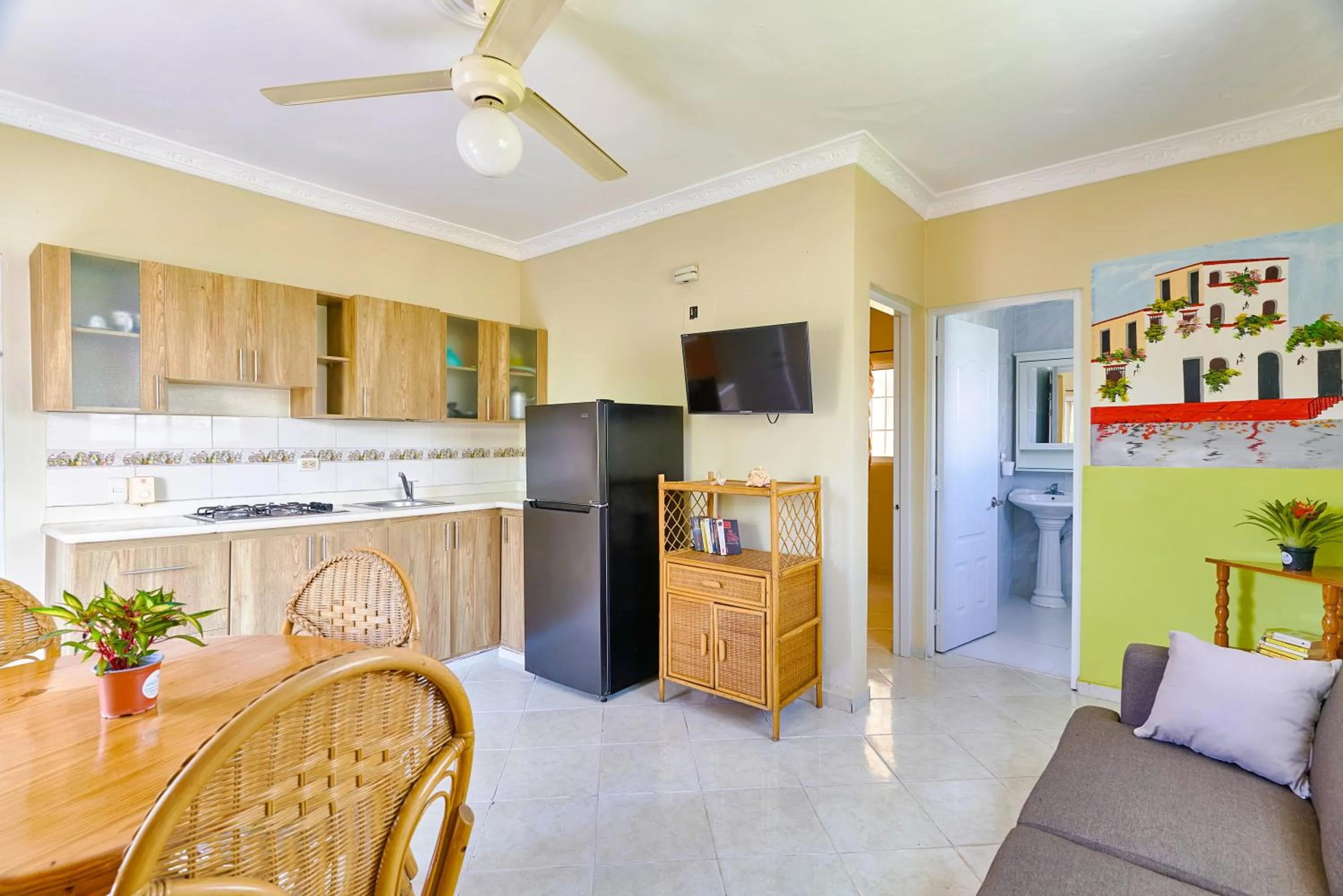 Kitchen or kitchenette in Parco del Caribe