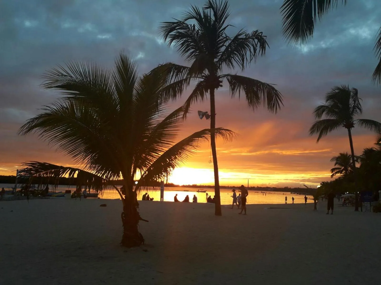 Sunset in Parco del Caribe