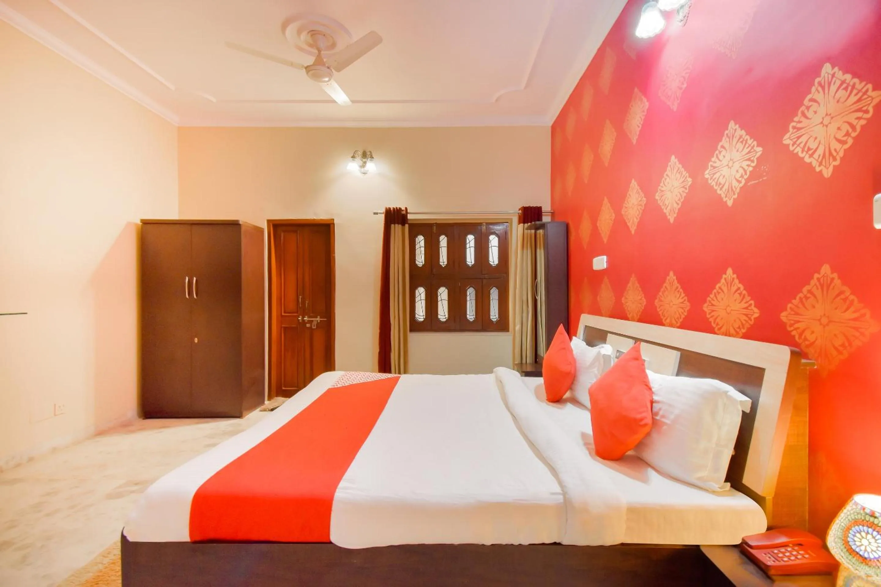 Bedroom, Bed in Hotel O The Nandini's Guest House