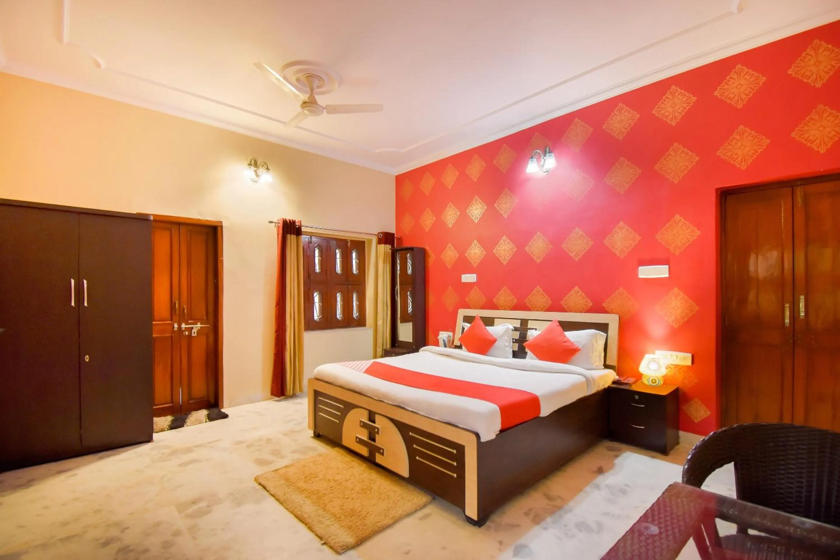 Bedroom, Bed in Hotel O The Nandini's Guest House