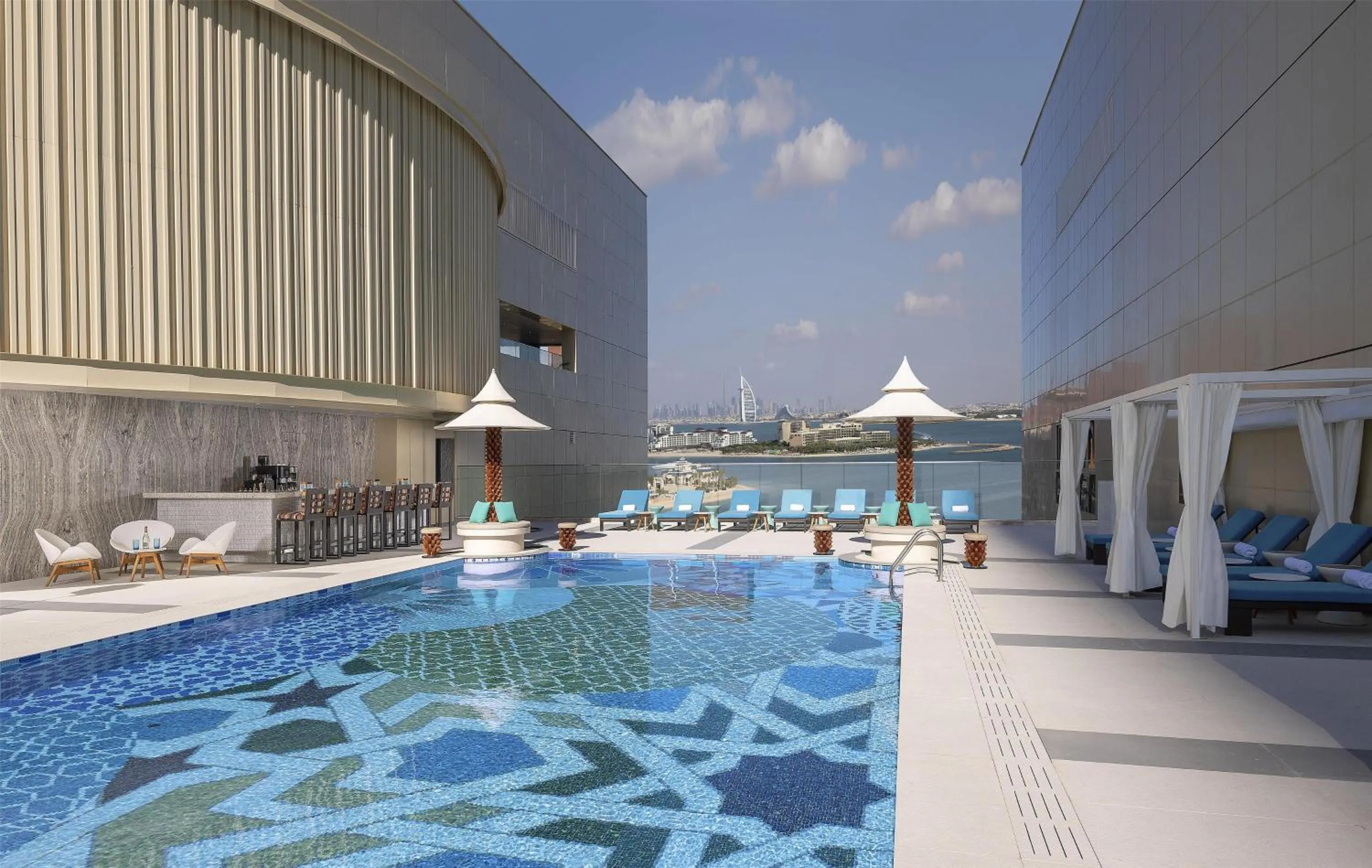 Swimming pool in Andaz Dubai The Palm, By Hyatt