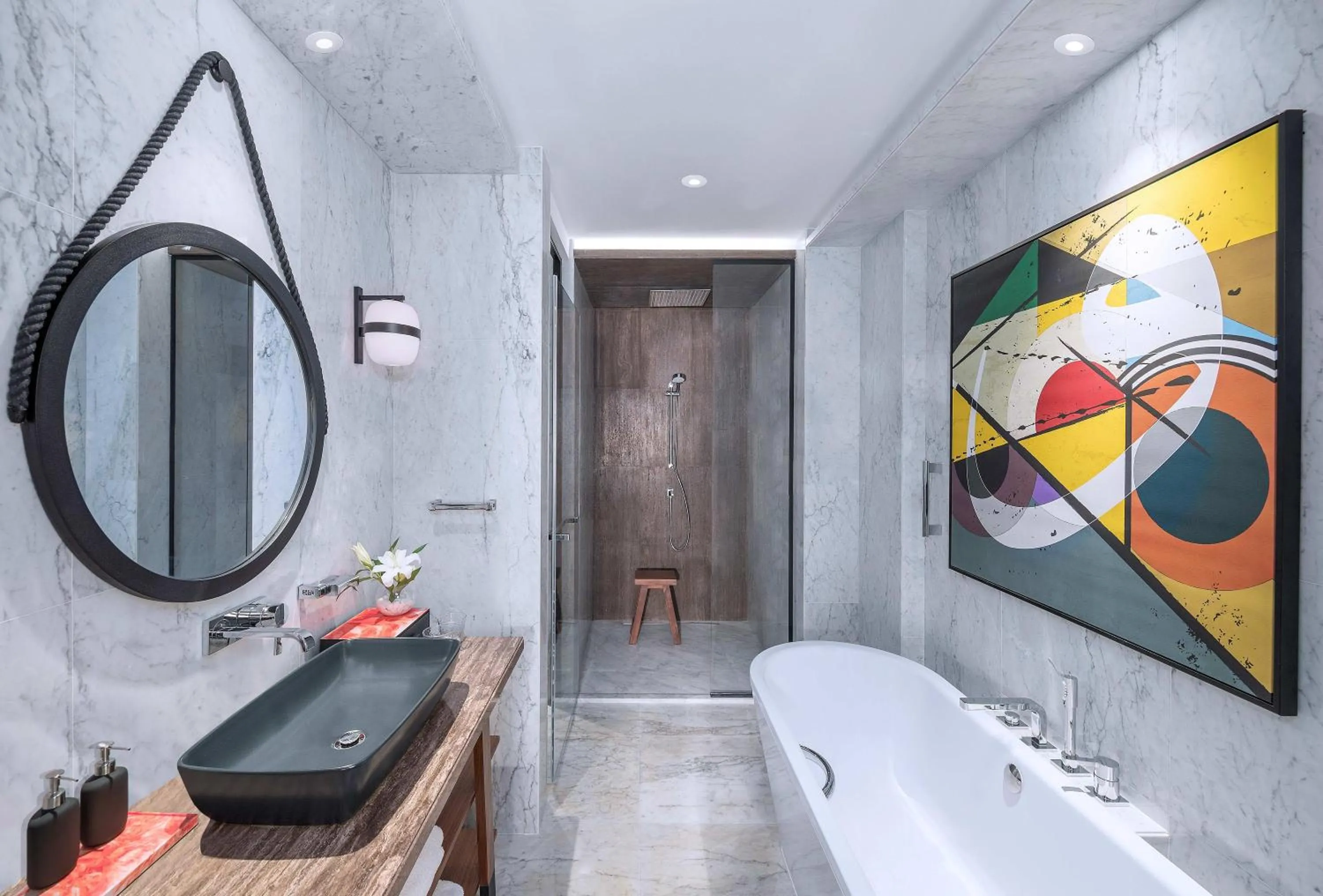 Bathroom in Andaz Dubai The Palm, By Hyatt