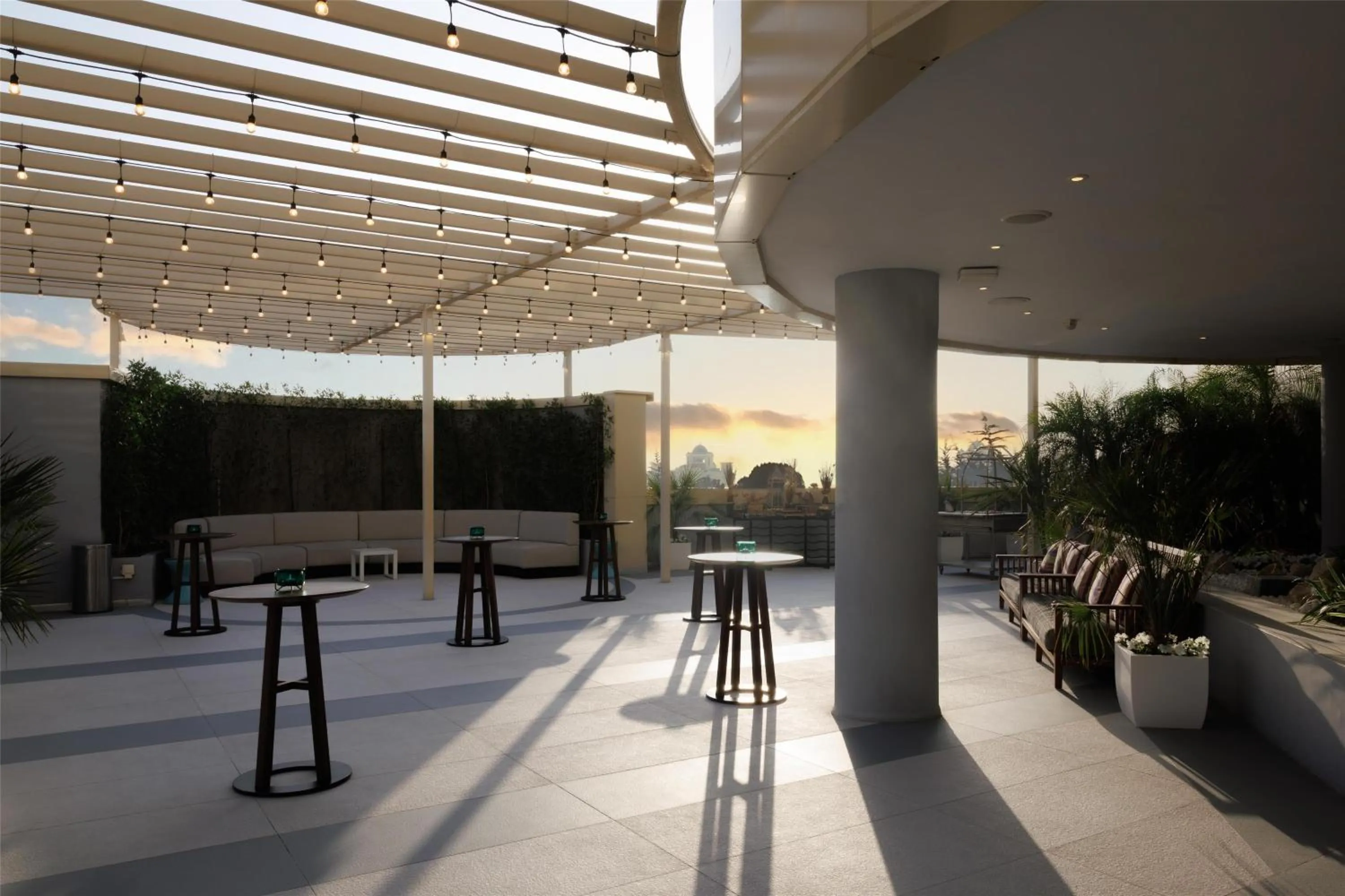 Patio in Andaz Dubai The Palm, By Hyatt