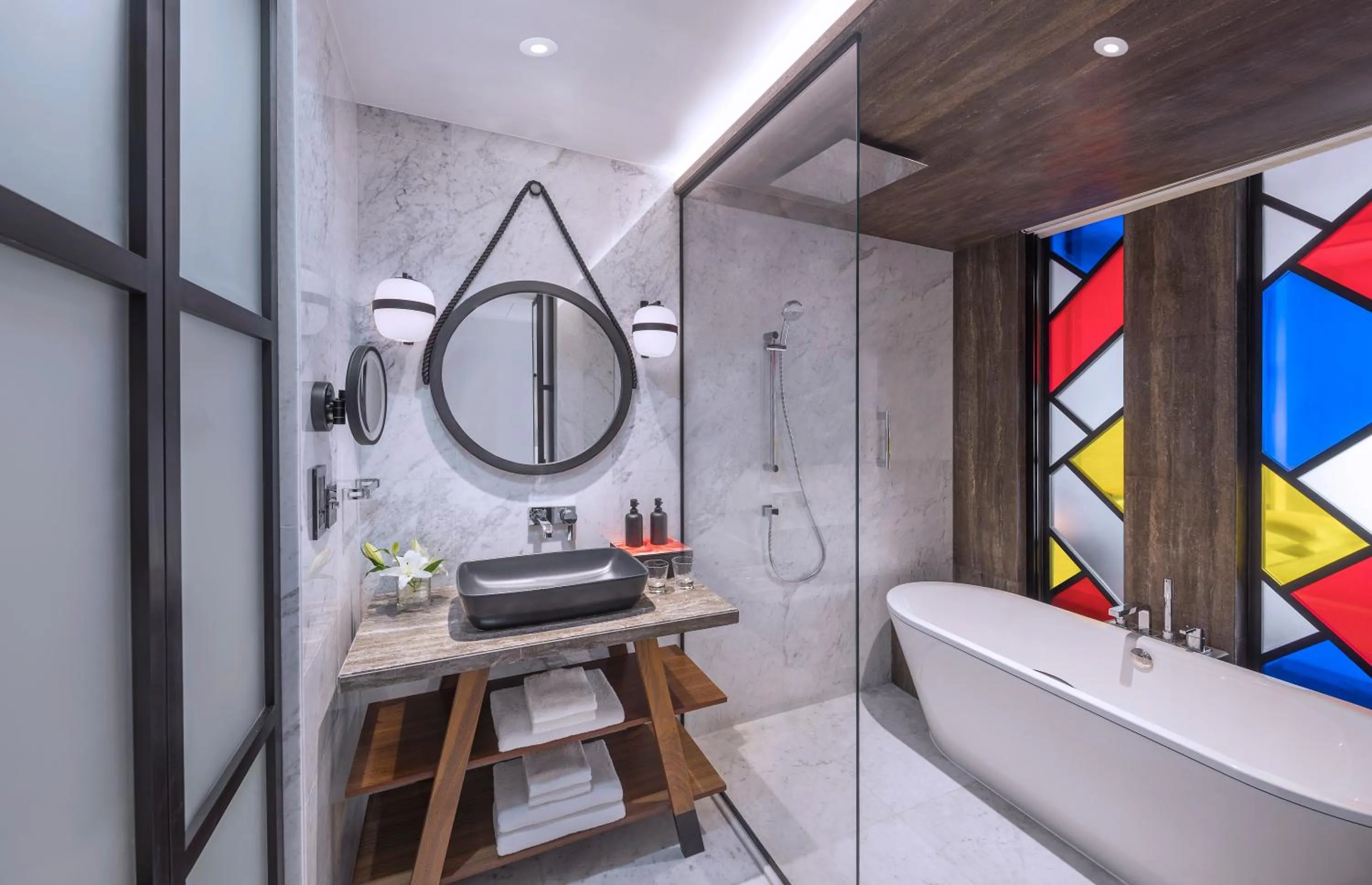 Bathroom in Andaz Dubai The Palm, By Hyatt