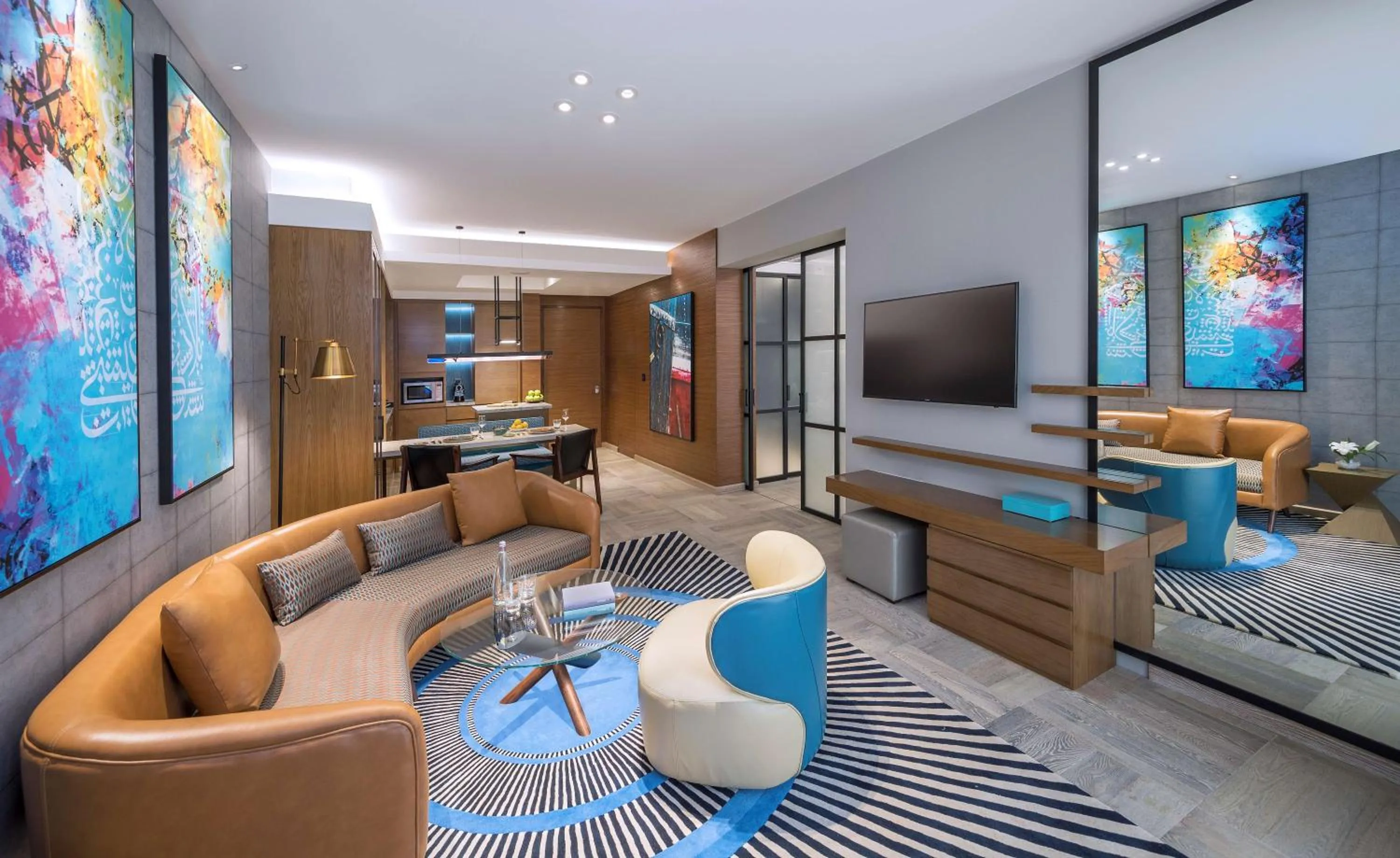 Living room in Andaz Dubai The Palm, By Hyatt