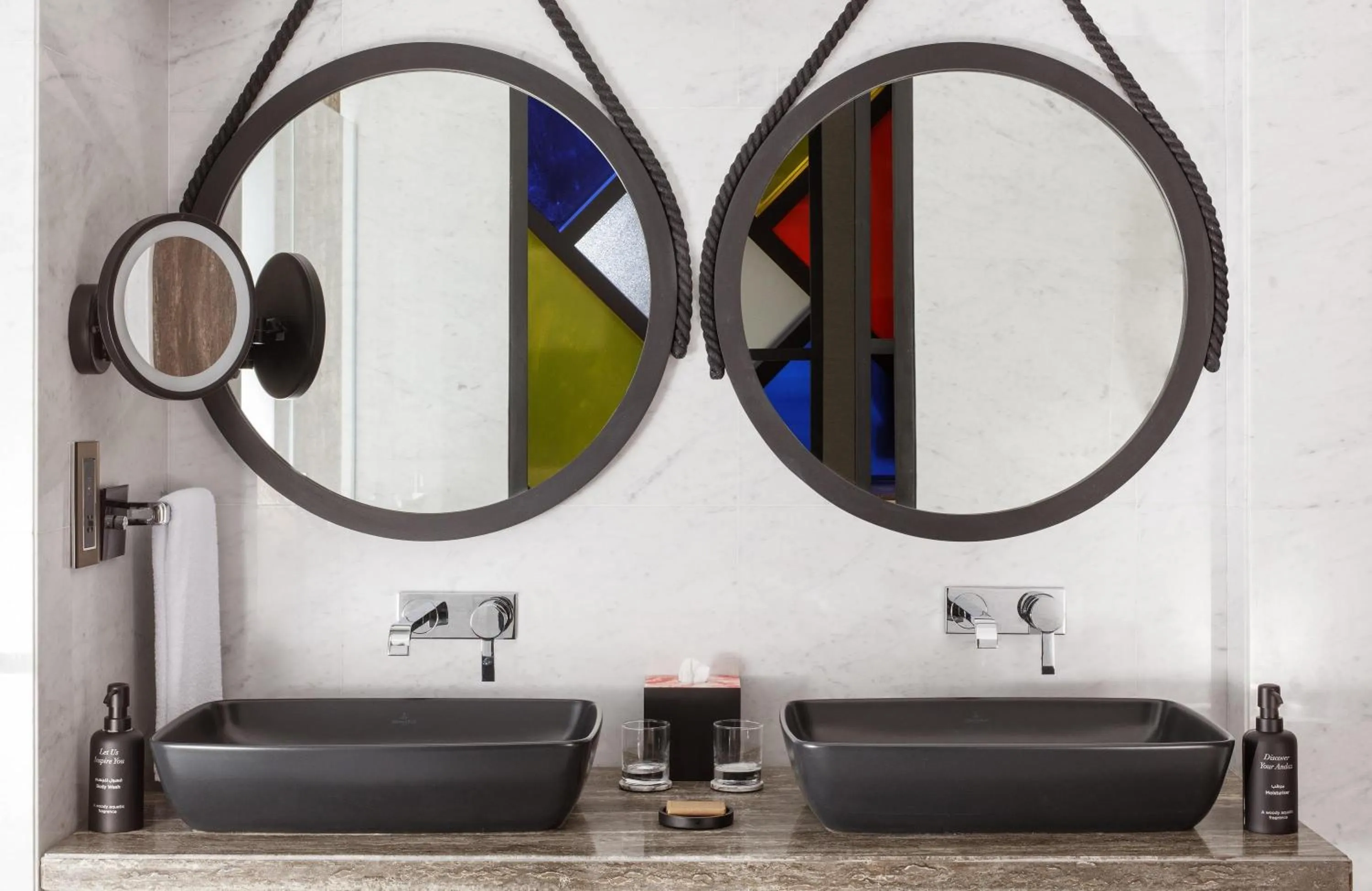 Bathroom in Andaz Dubai The Palm, By Hyatt