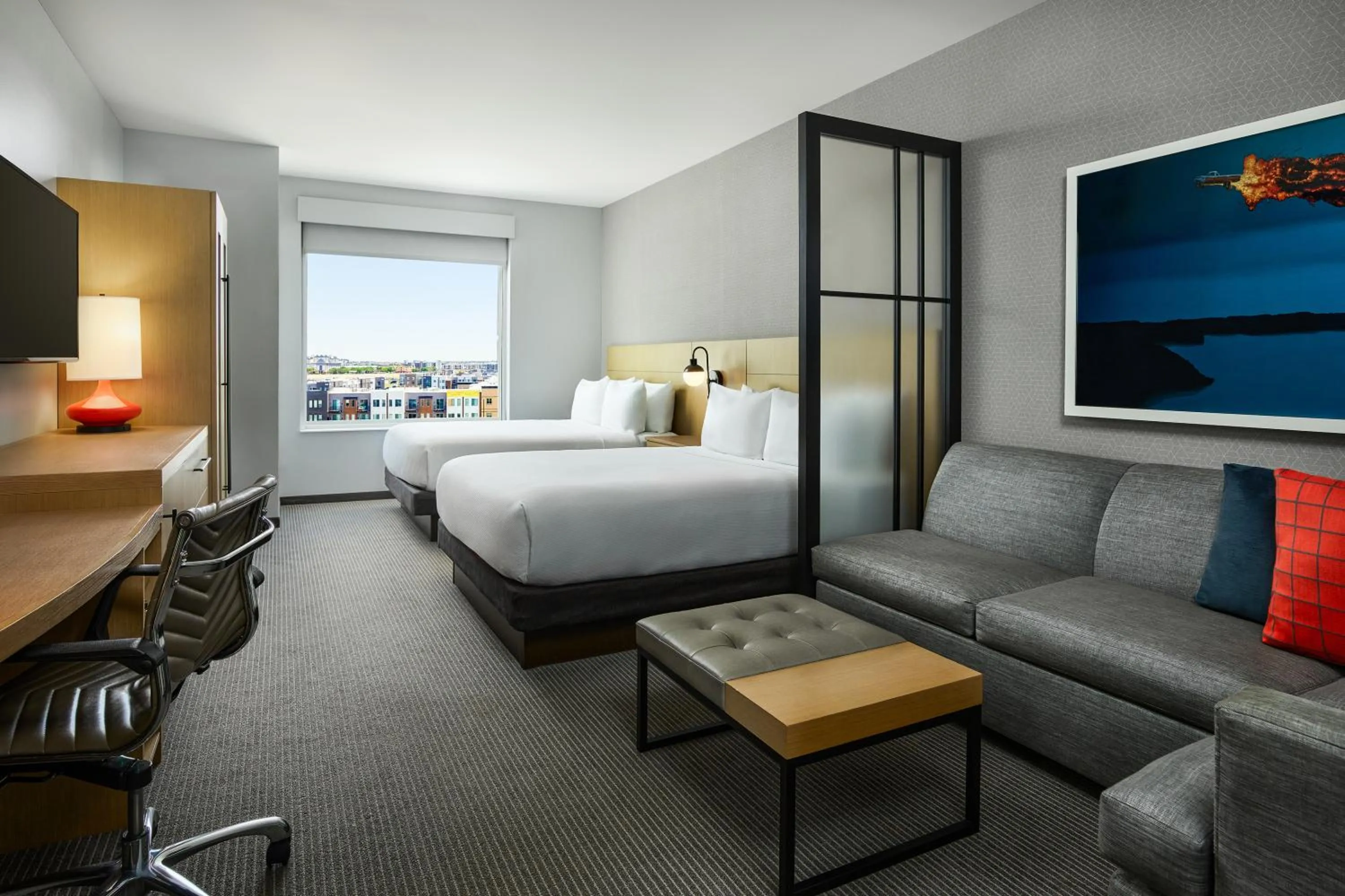 Bed in Hyatt Place Pena Station/Denver Airport