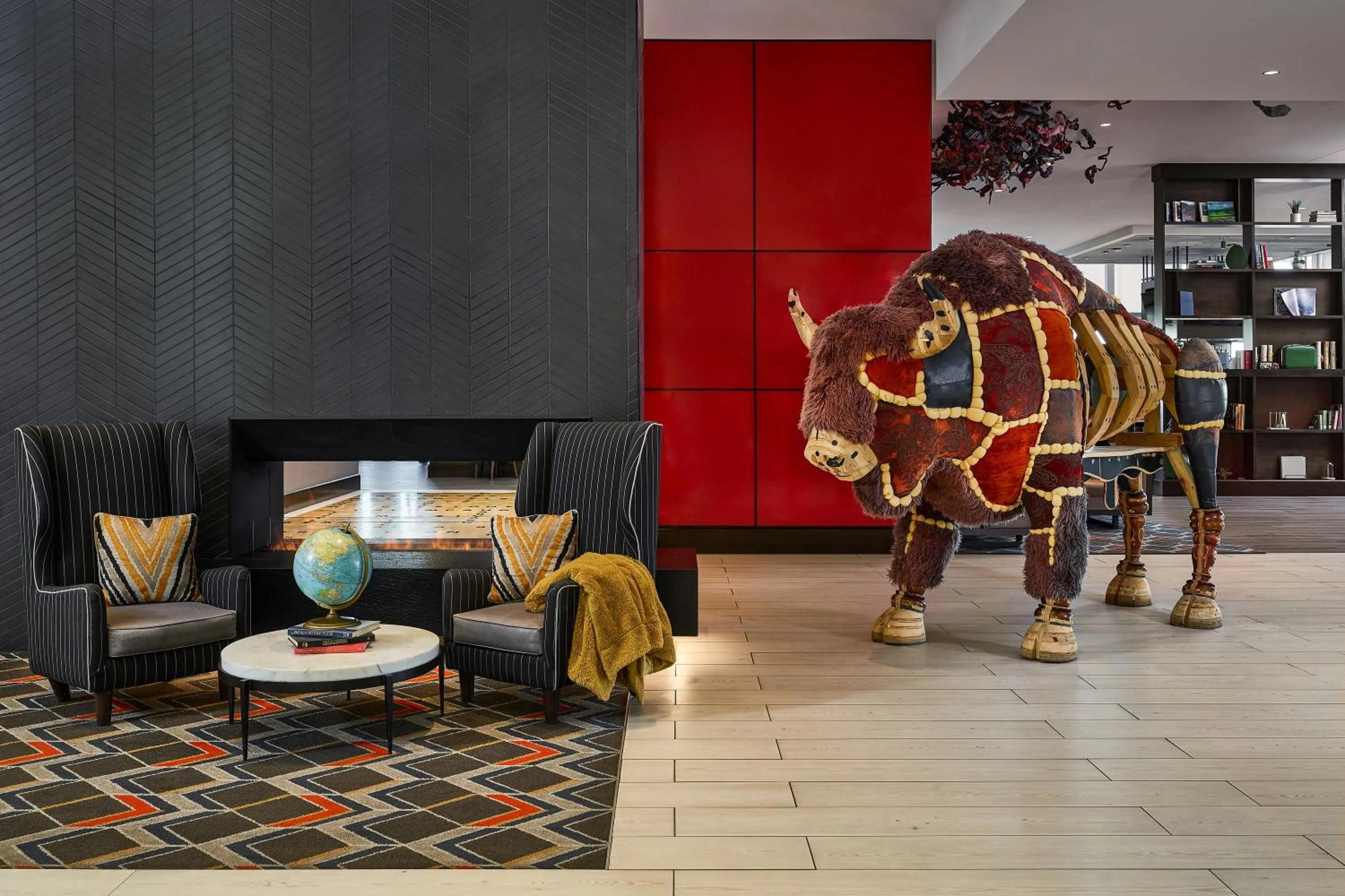 Lobby or reception in Hyatt Place Pena Station/Denver Airport
