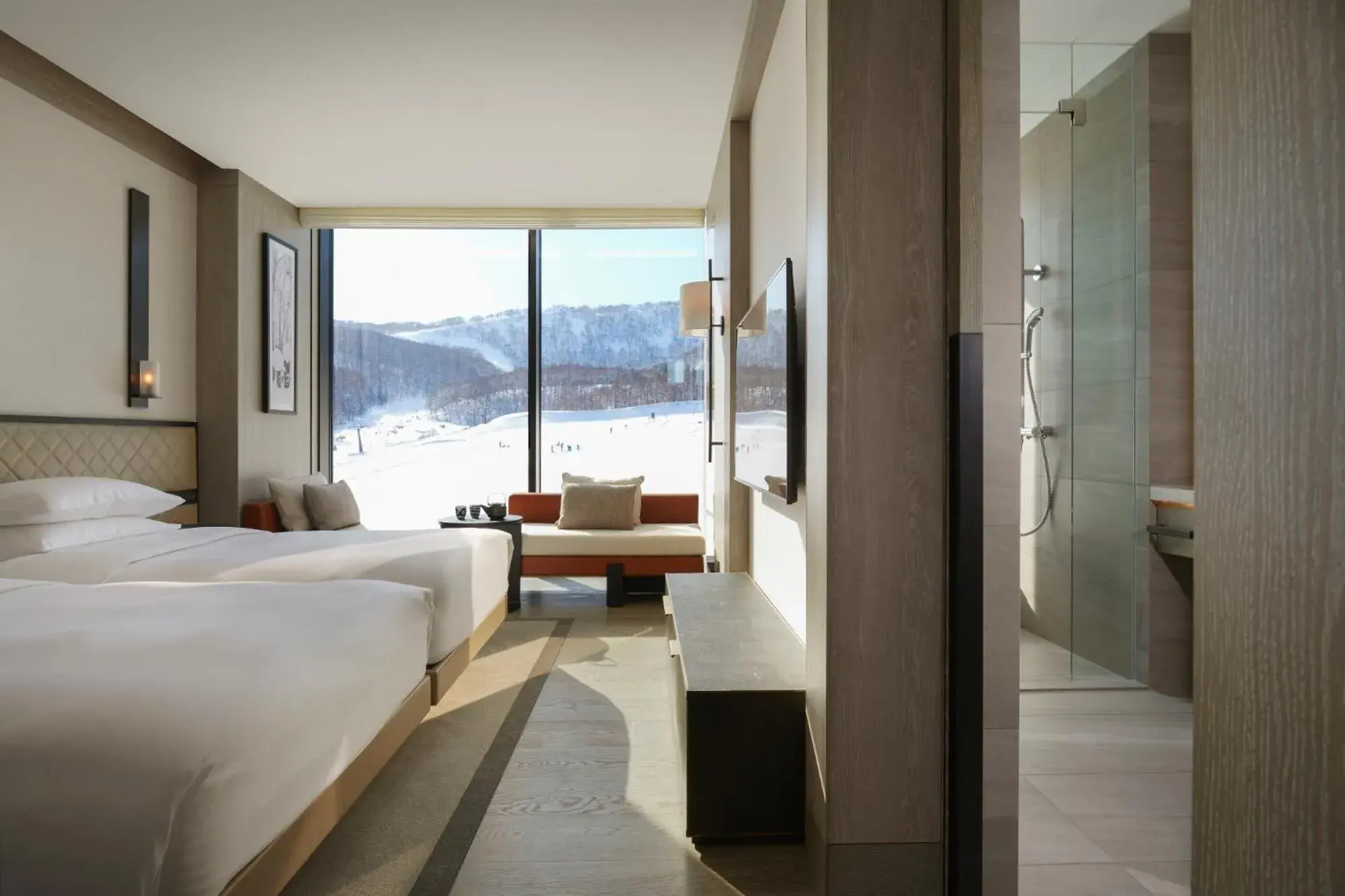 Twin Room with Mountain View in Park Hyatt Niseko Hanazono Twin Room with Mountain View in Park Hyatt Niseko Hanazono