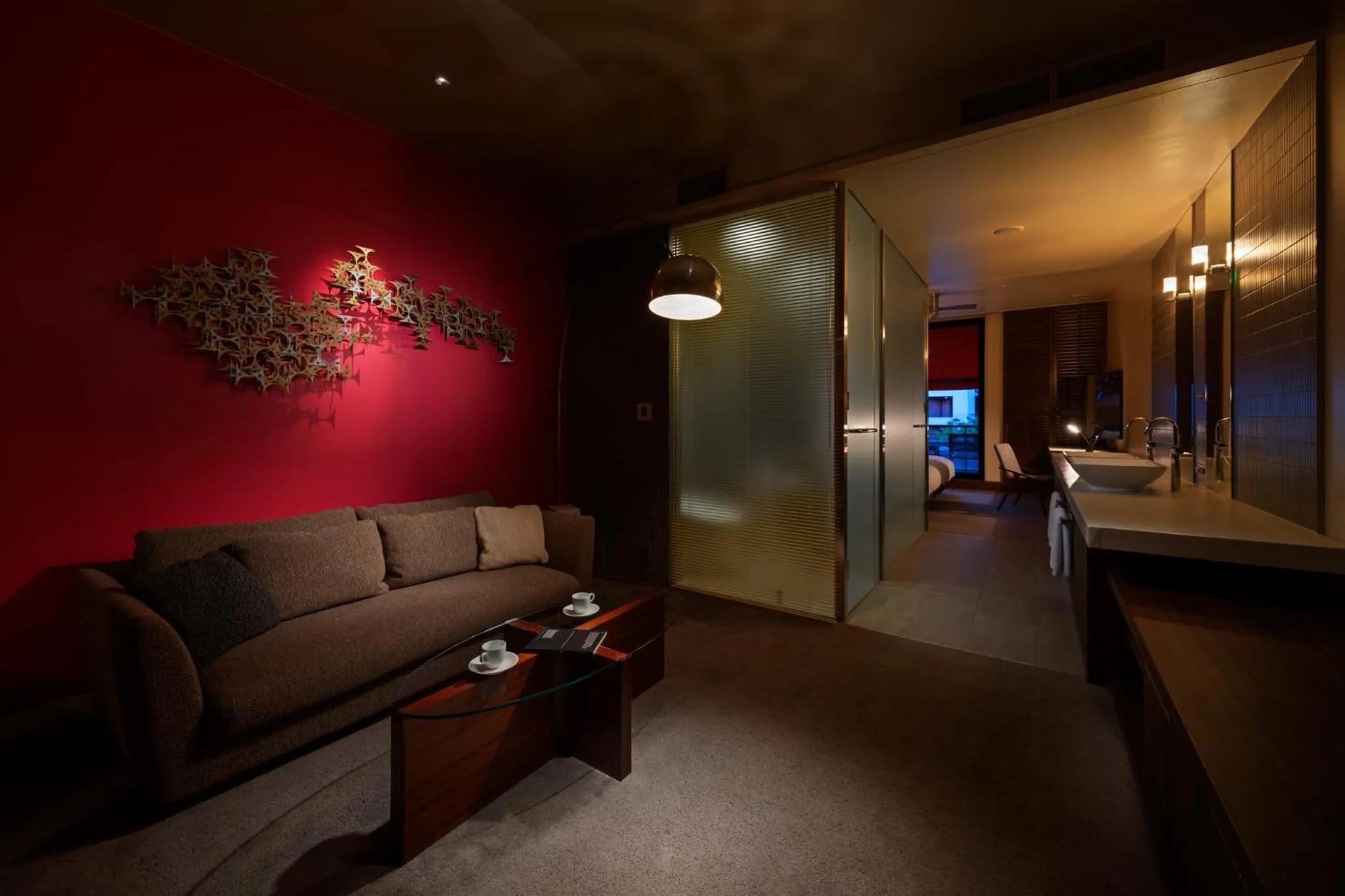 Living room in With The Style Fukuoka