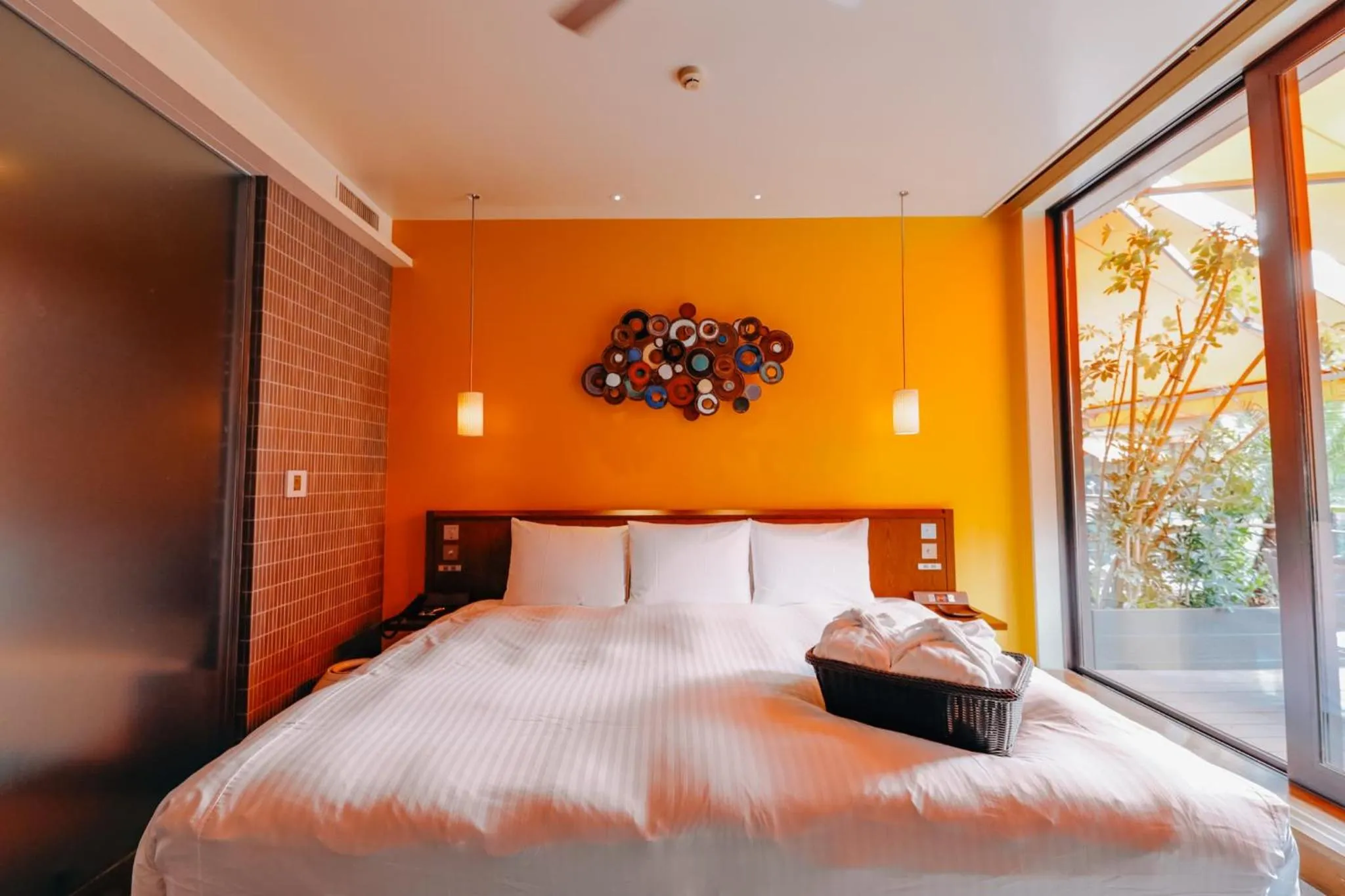 Bedroom, Bed in With The Style Fukuoka