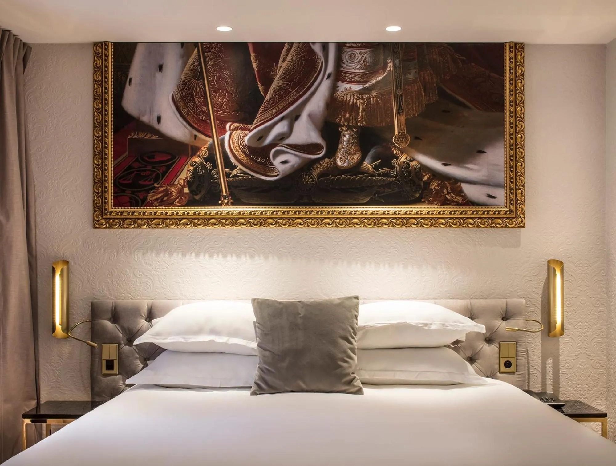 Photo of the whole room, Bed in Hotel Eiffel Petit Louvre