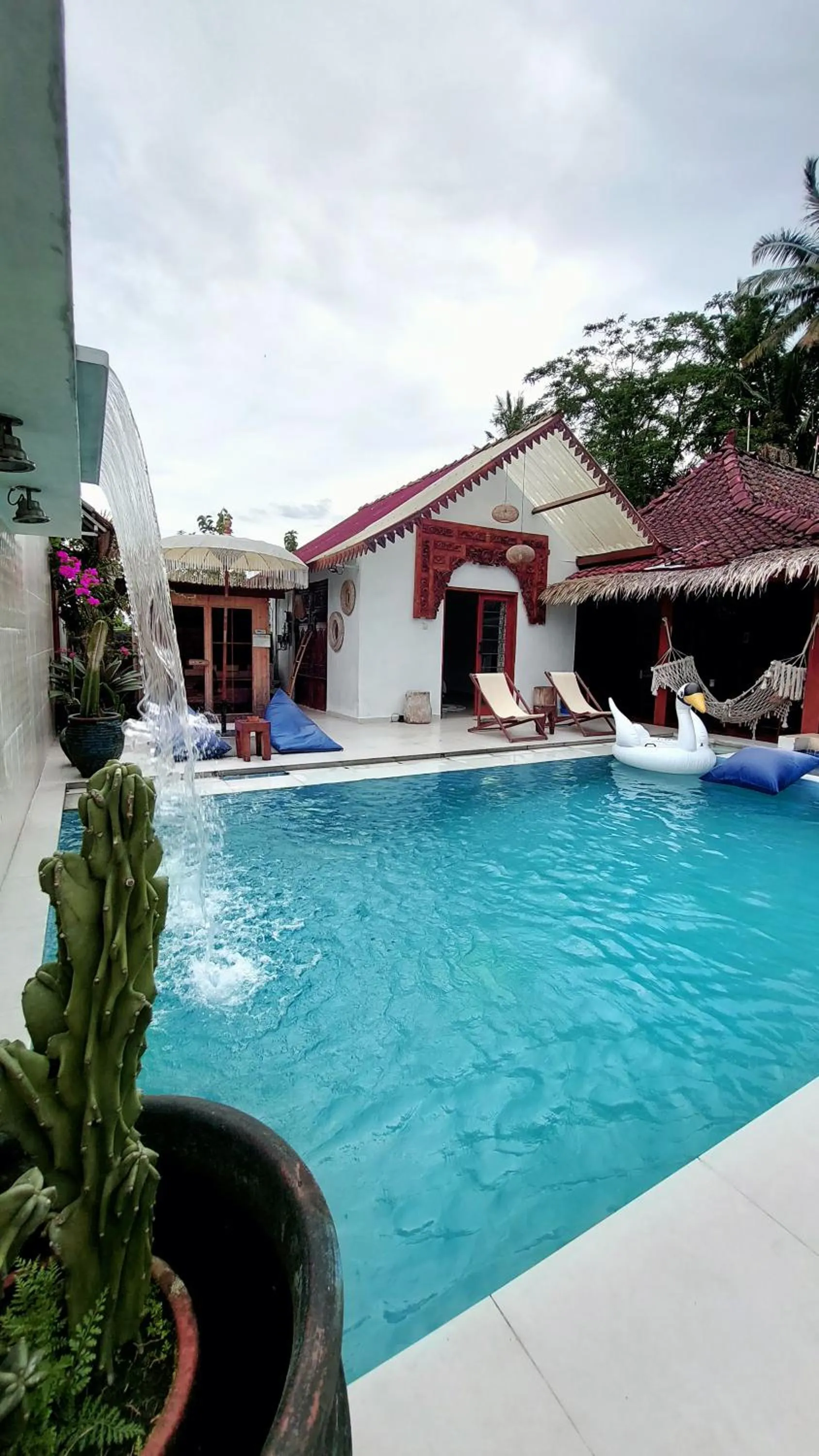 Pool view in Villa Padi Pakem
