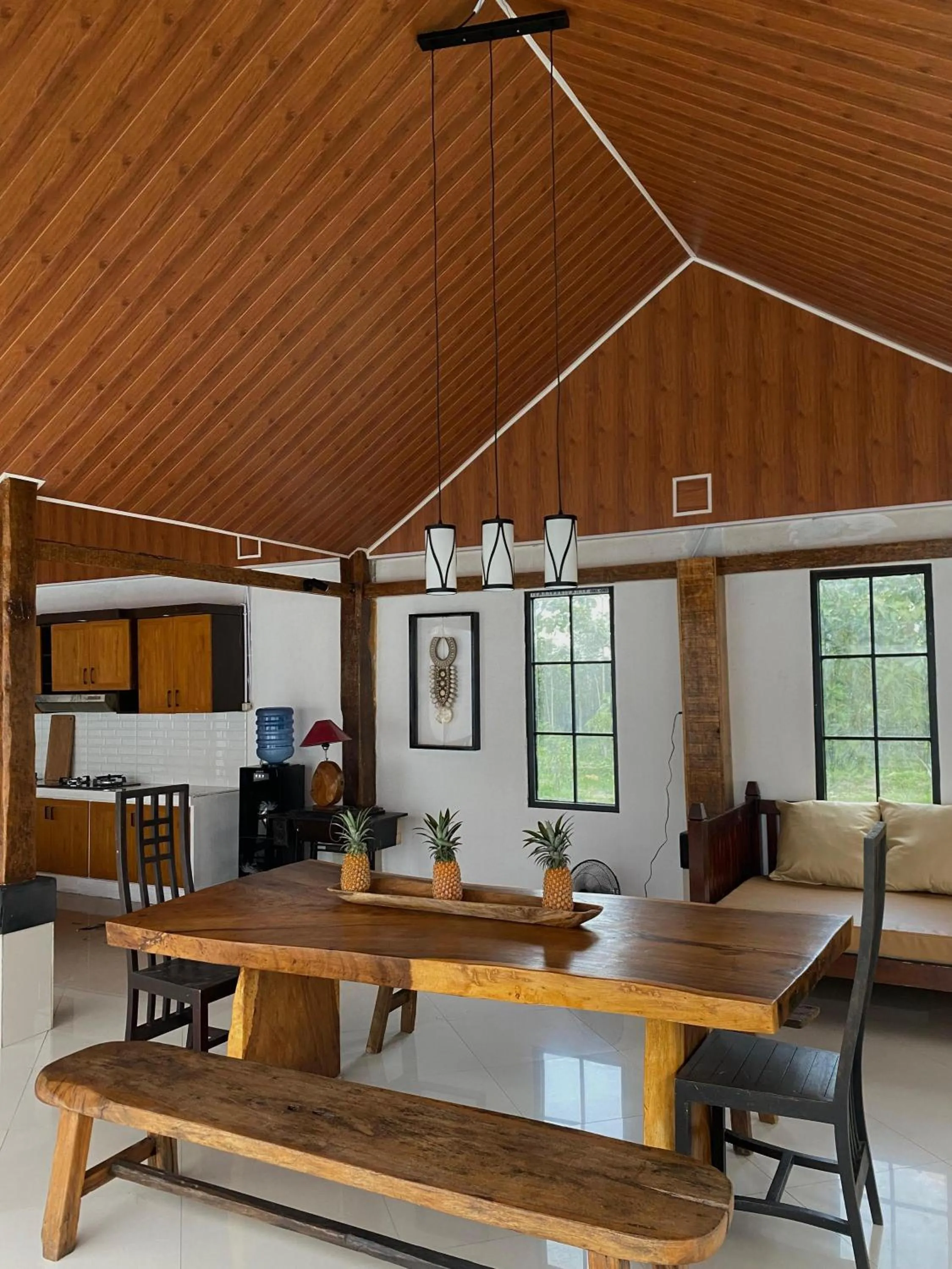 Dining area in Villa Padi Pakem