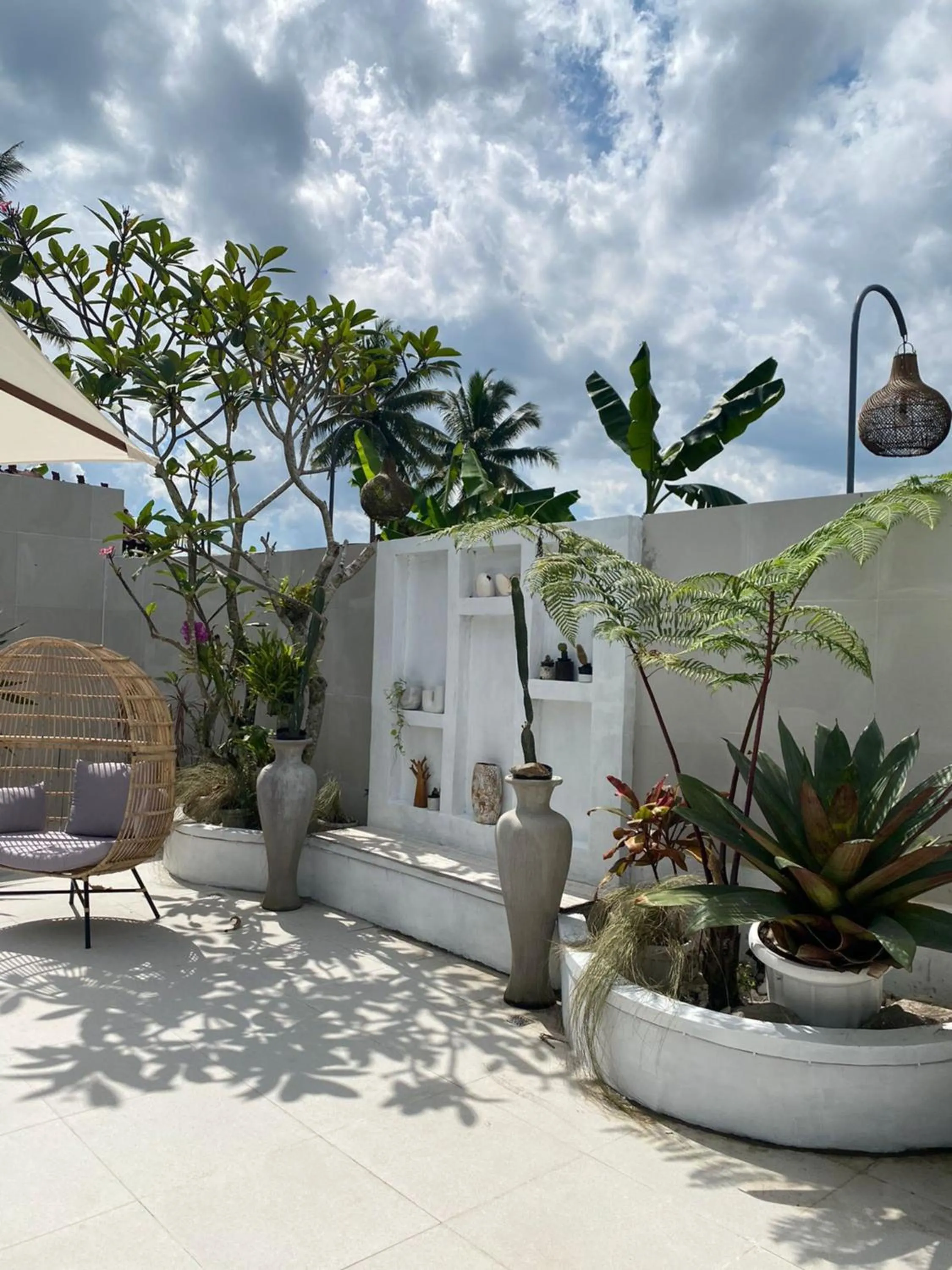 Garden view in Villa Padi Pakem