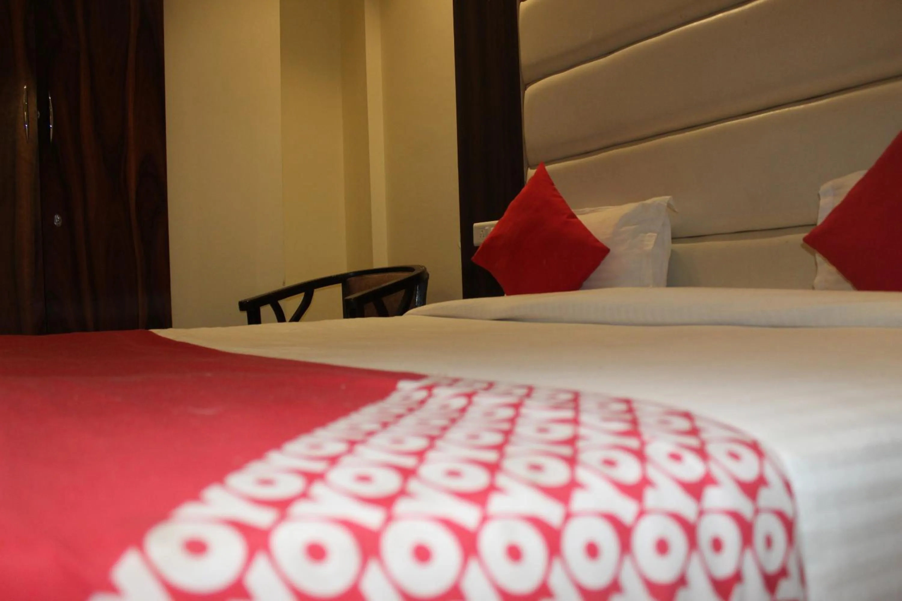 Bed in hotel the Diamond