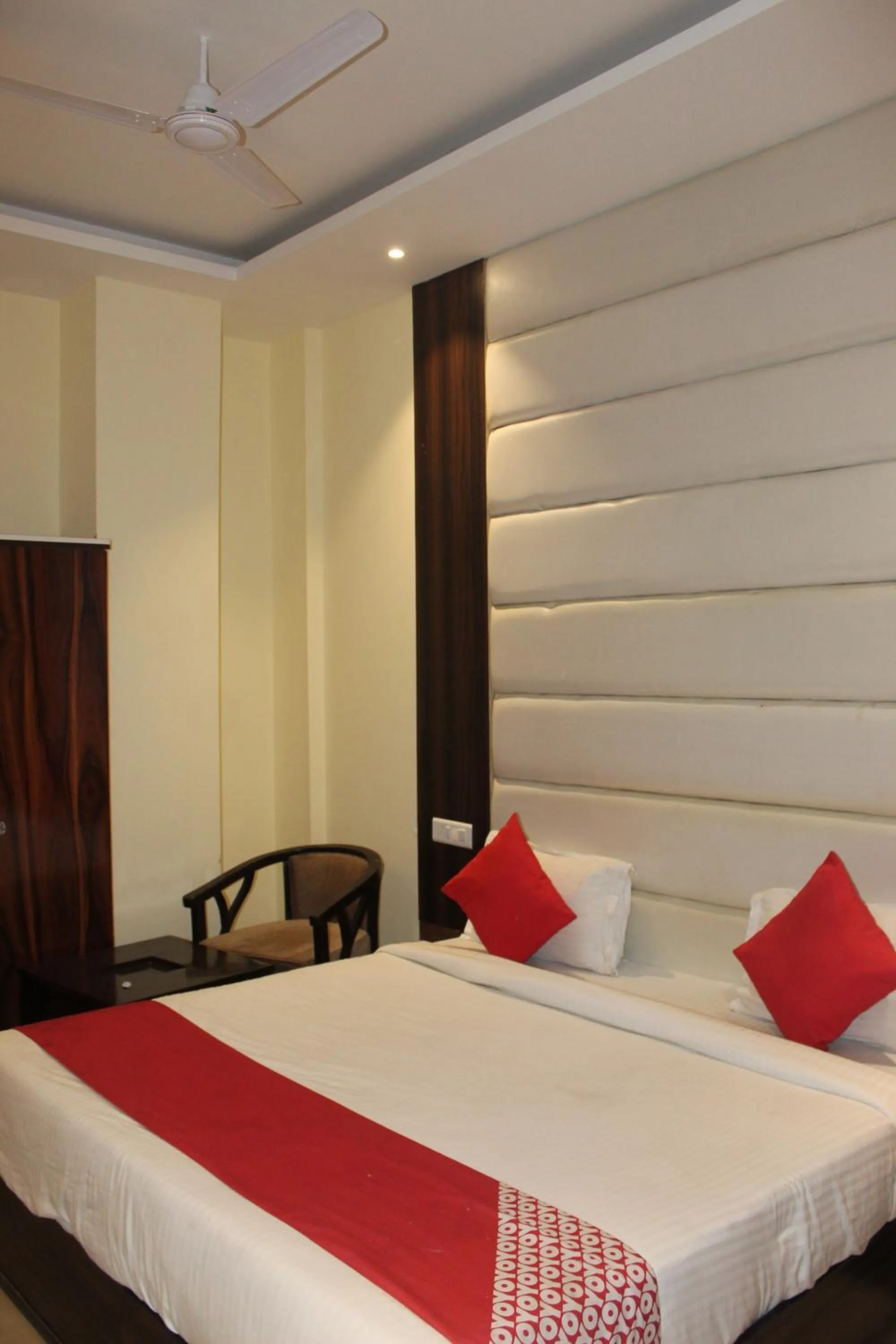 Bed in hotel the Diamond