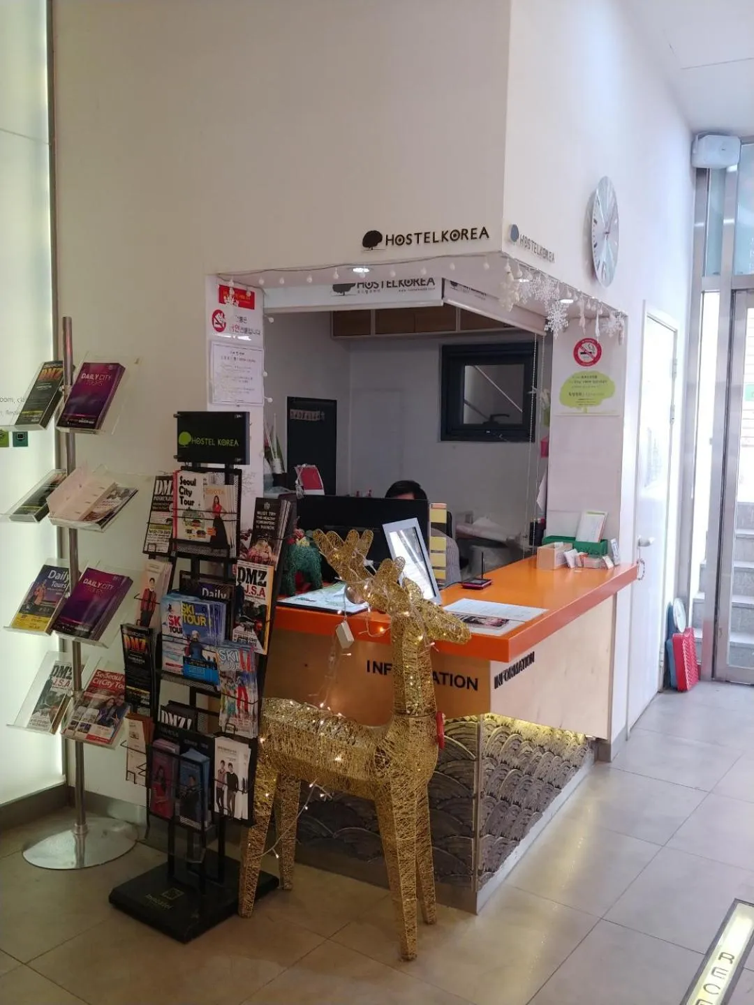 Lobby or reception in Hostel Korea - Changdeokgung
